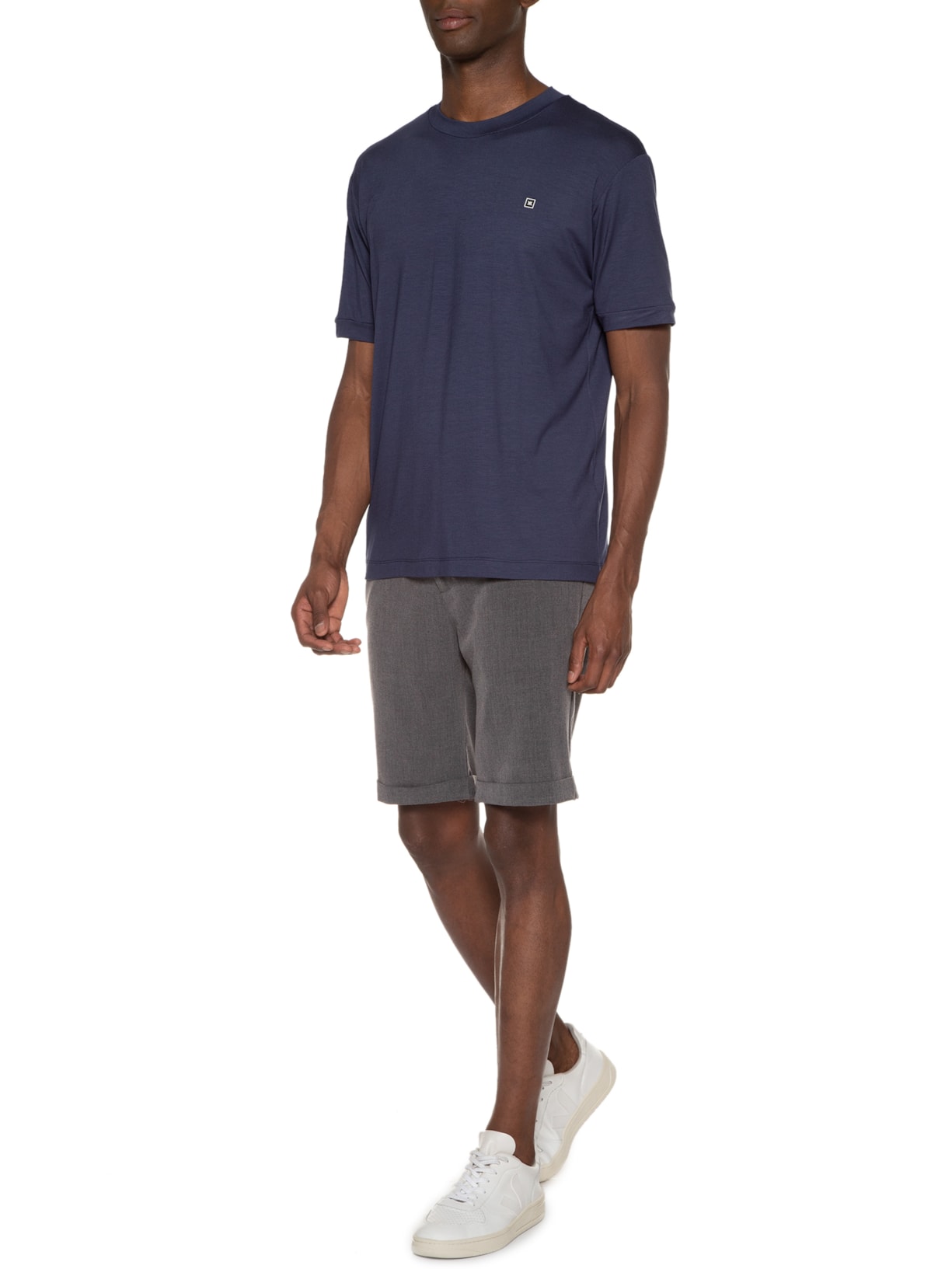 Camiseta Masculina Modal Azul Azul Ereditaryo