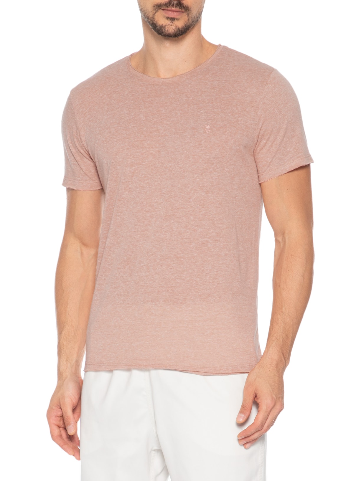Camiseta Masculina Moline Tranca Rosa Sergio K