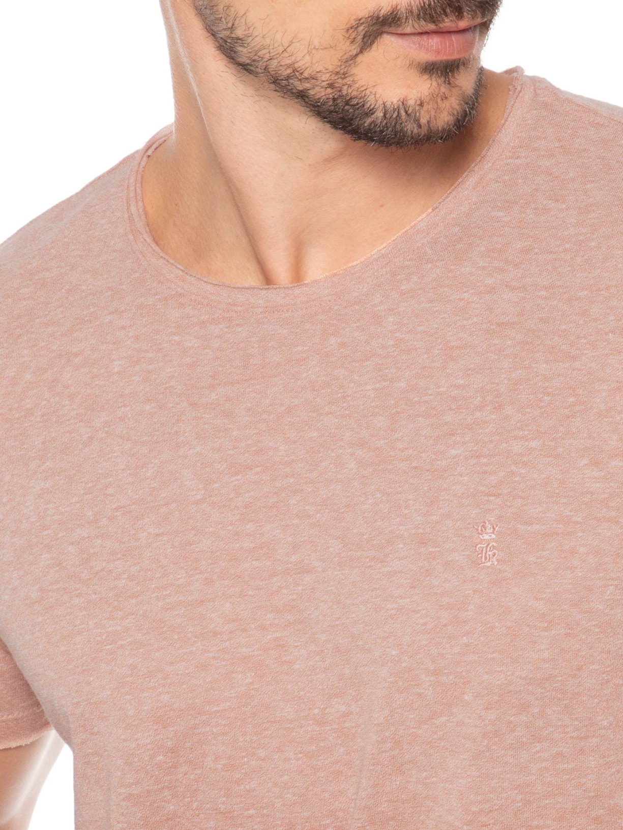 Camiseta Masculina Moline Tranca Rosa Sergio K