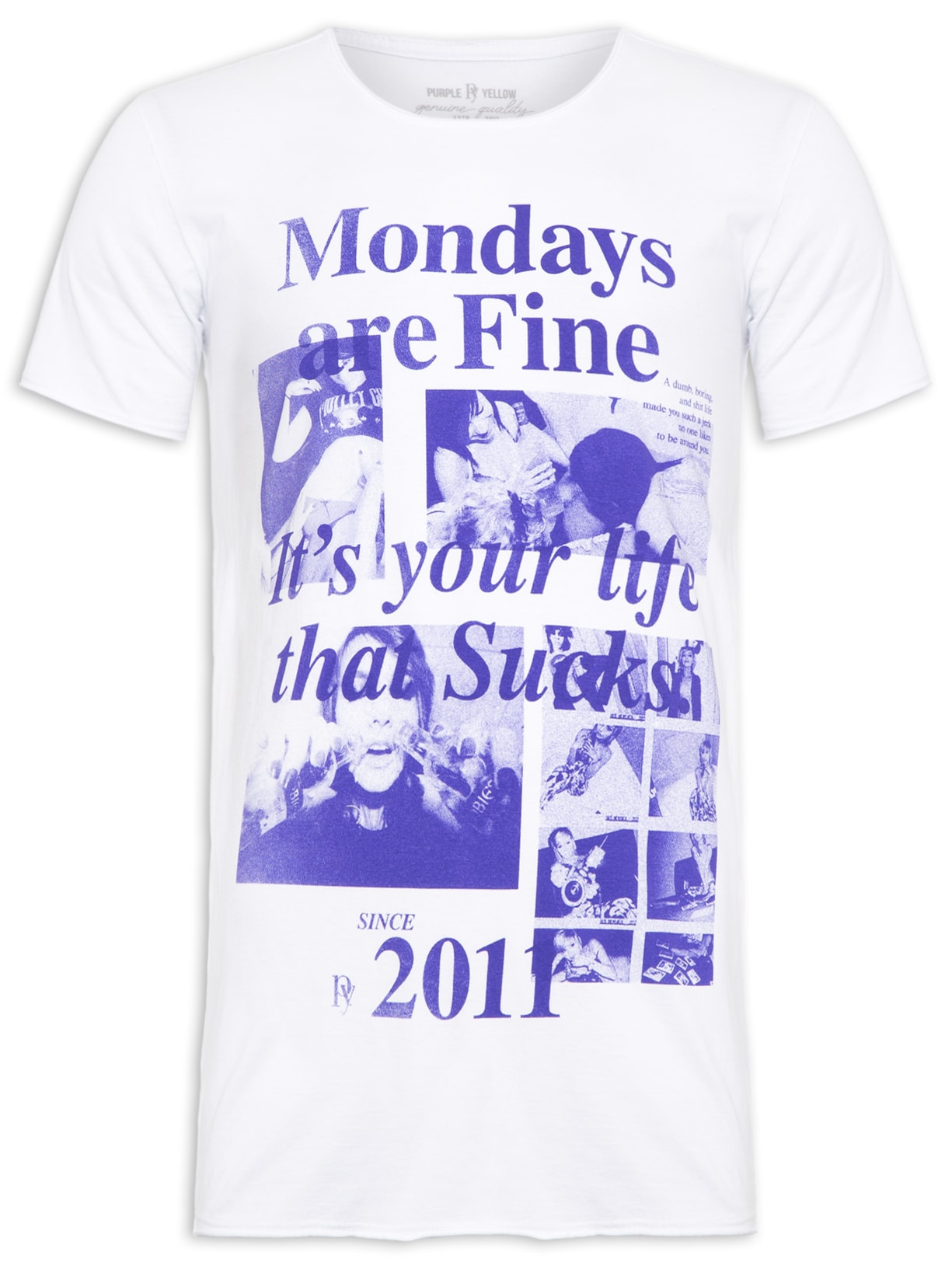 Camiseta Masculina Mondays - Branco