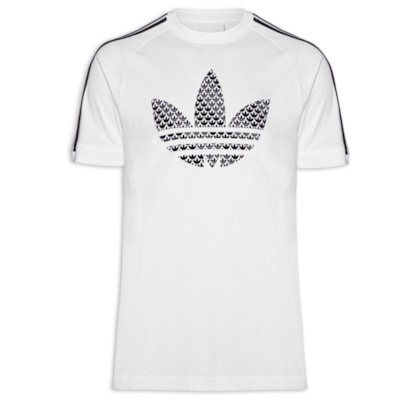 Camiseta Masculina Monogram 3S T - Branco