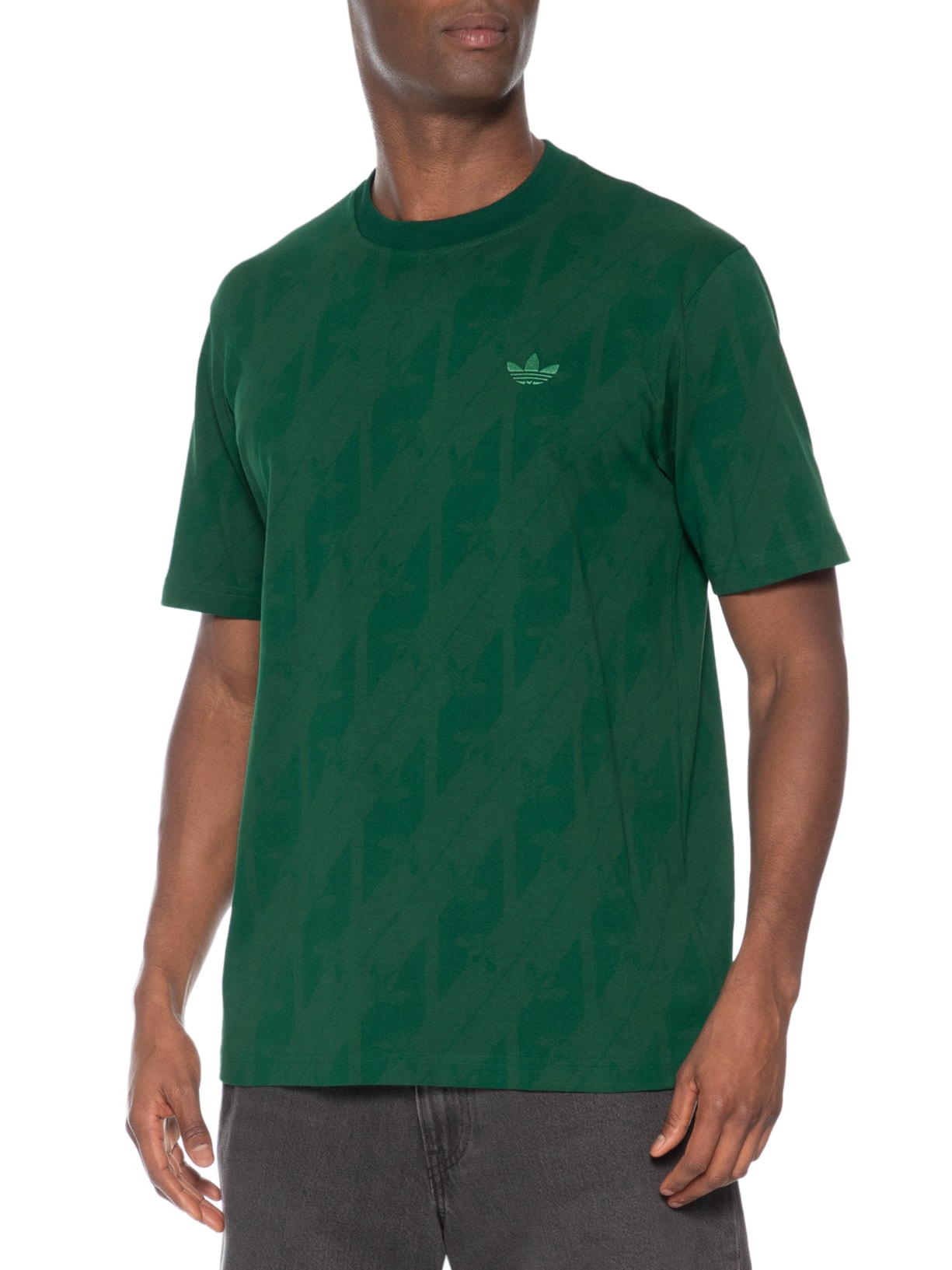 Camiseta Masculina Monogram Verde Adidas Originals