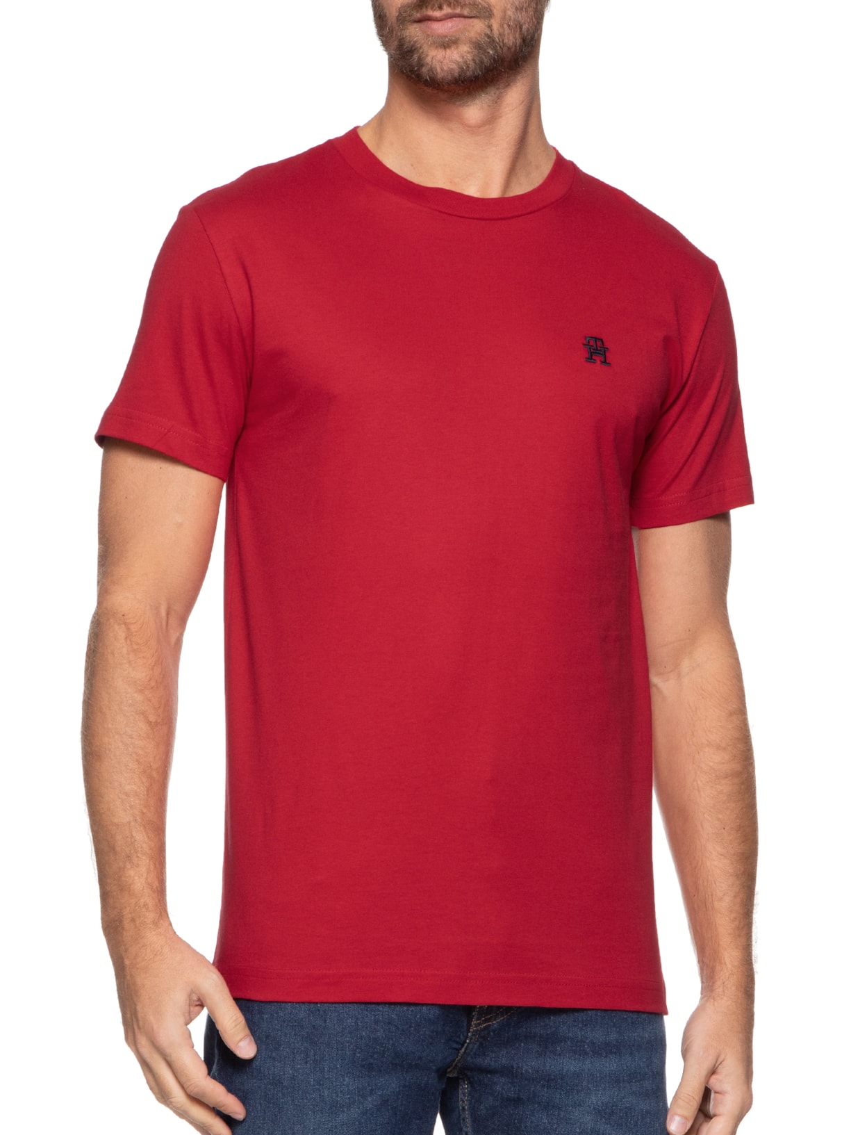 Camiseta Masculina Monogram Vermelho Tommy Hilfiger