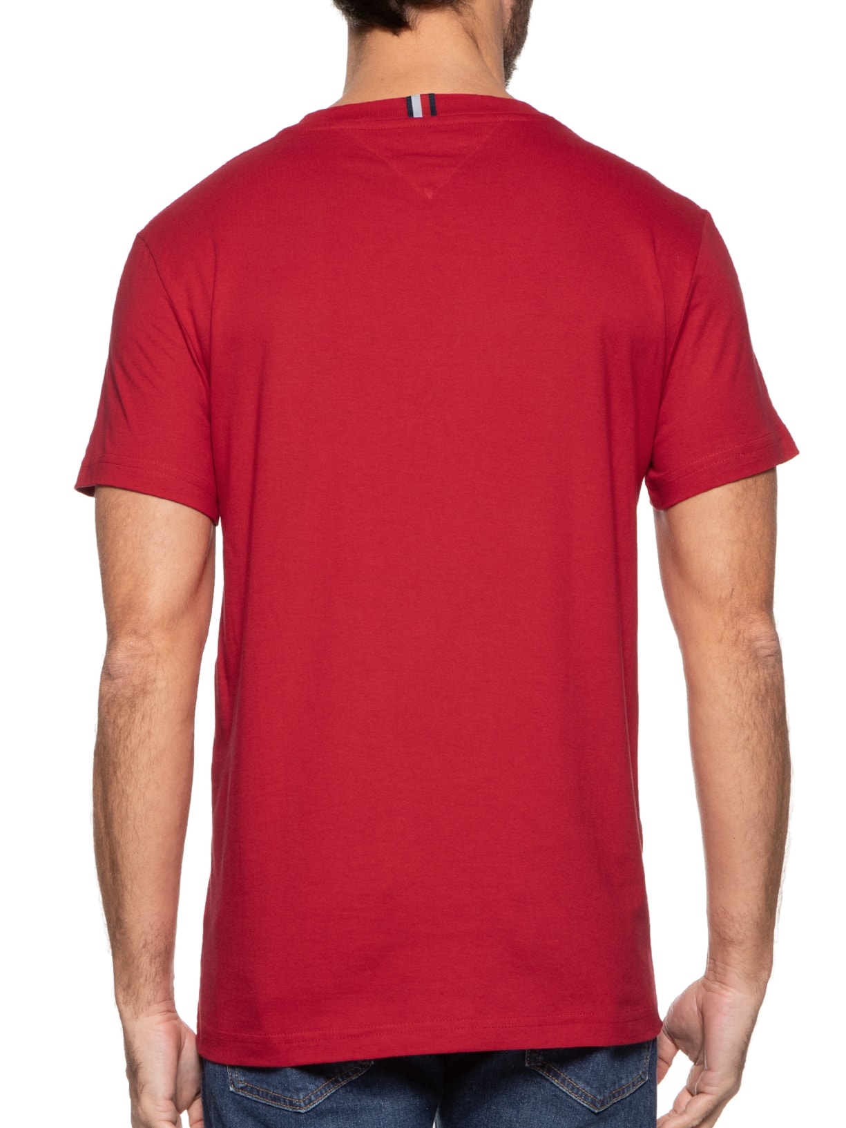 Camiseta Masculina Monogram Vermelho Tommy Hilfiger