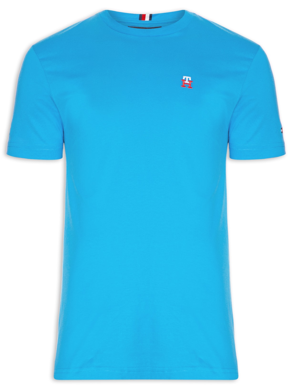 Camiseta Masculina Monograma Small - Azul