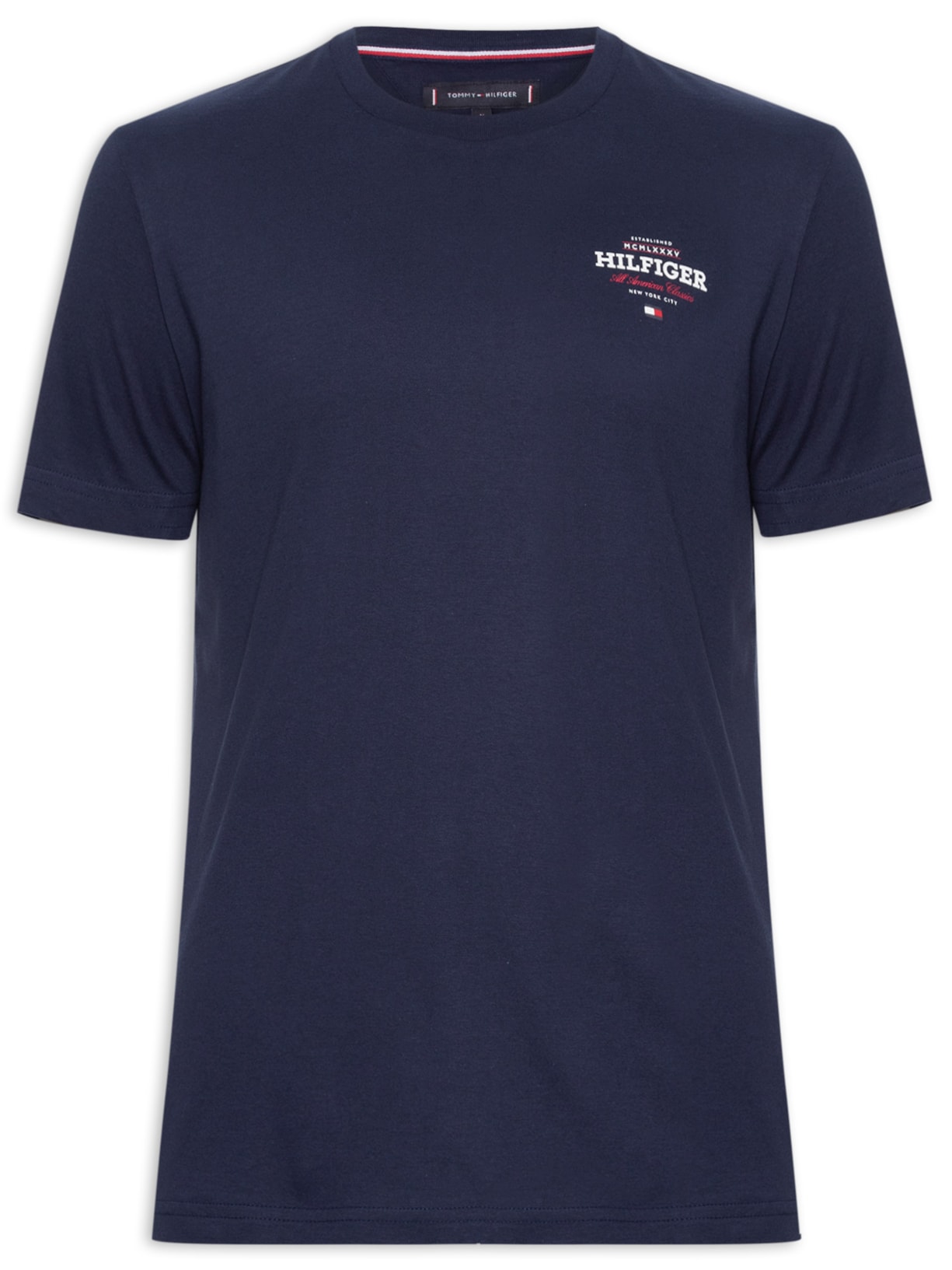 Camiseta Masculina Monotype All American Regular Fit Em Algodão - Azul