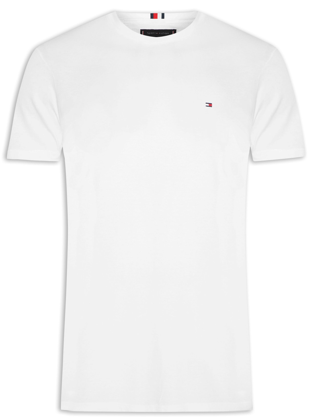 Camiseta Masculina Monotype Back Block Branco Tommy Hilfiger