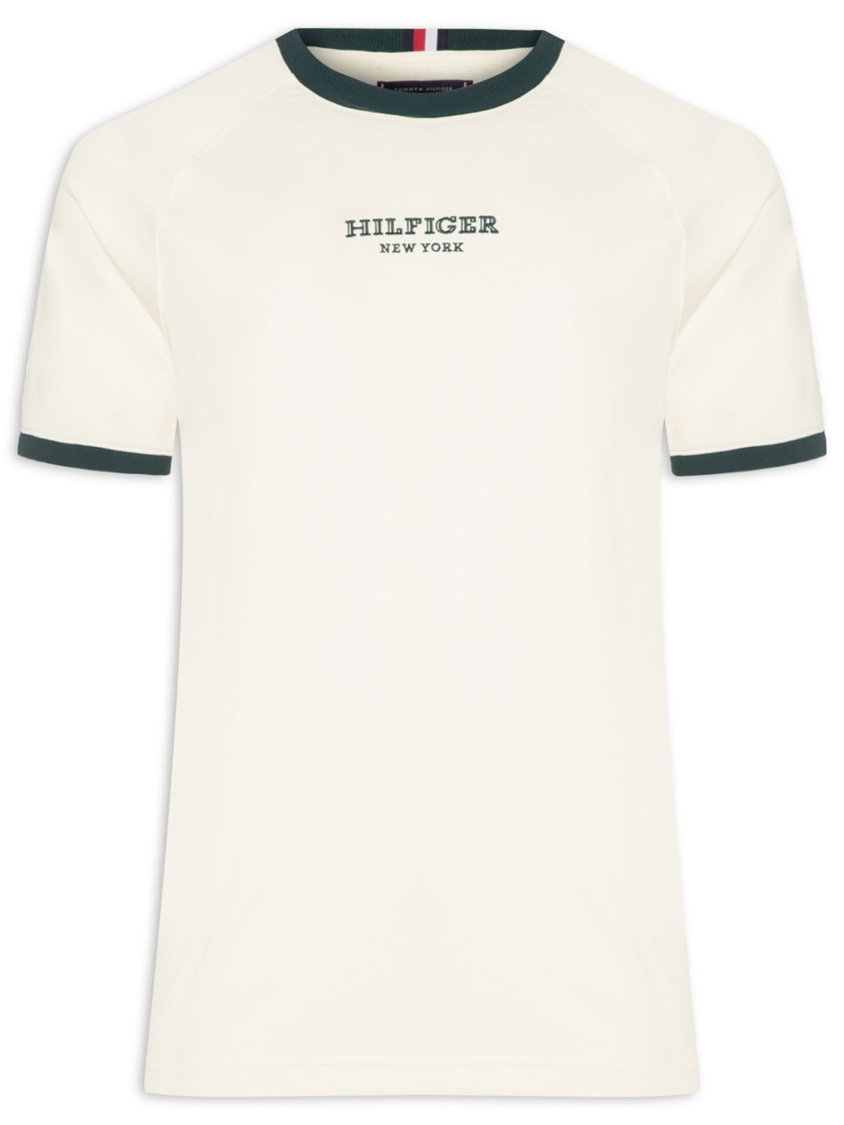 Camiseta Masculina Monotype Ringer - Off White