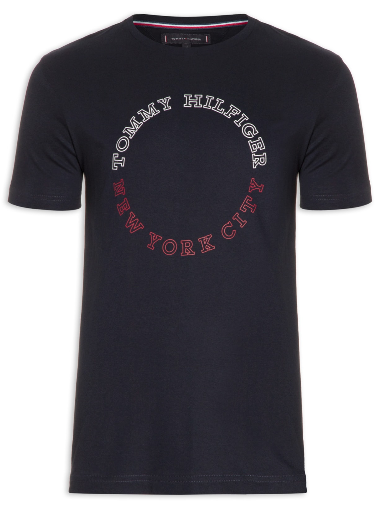 Camiseta Masculina Monotype Roundle - Azul