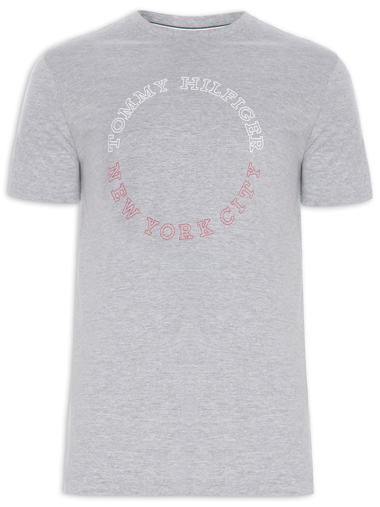 Camiseta Masculina Monotype Roundle - Cinza