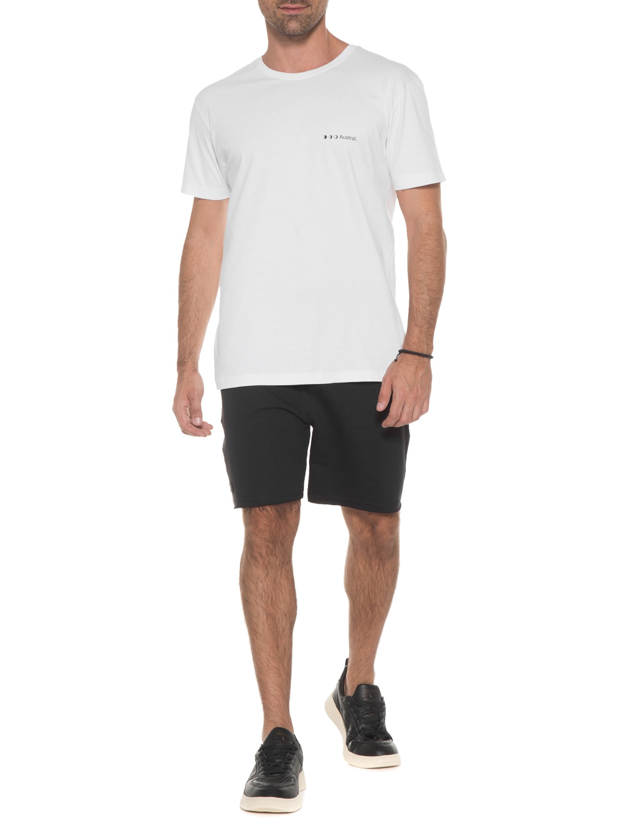 Camiseta Masculina Moon Controls Branco Austral