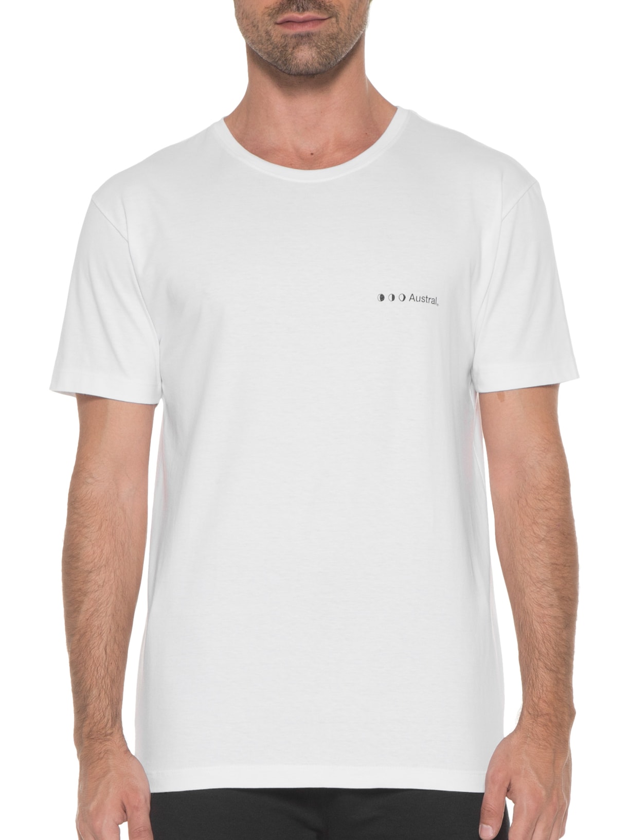 Camiseta Masculina Moon Controls Branco Austral