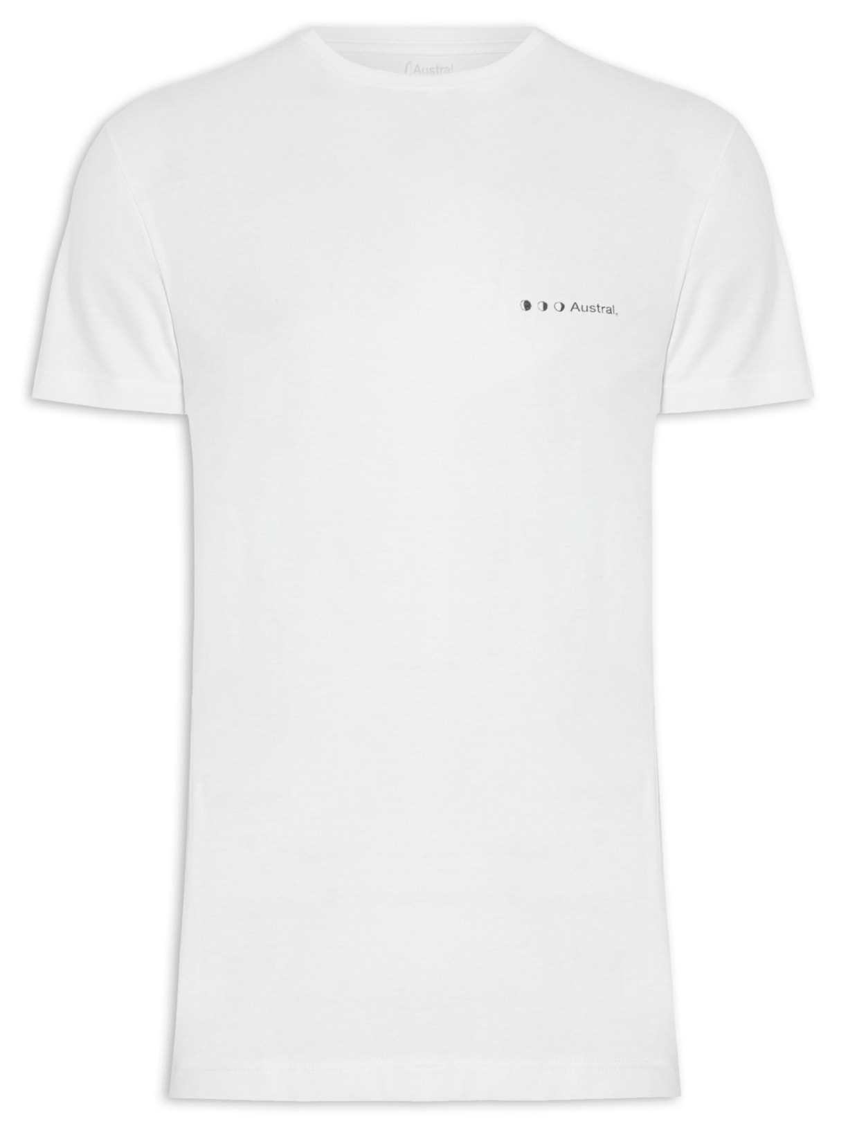 Camiseta Masculina Moon Controls Branco Austral