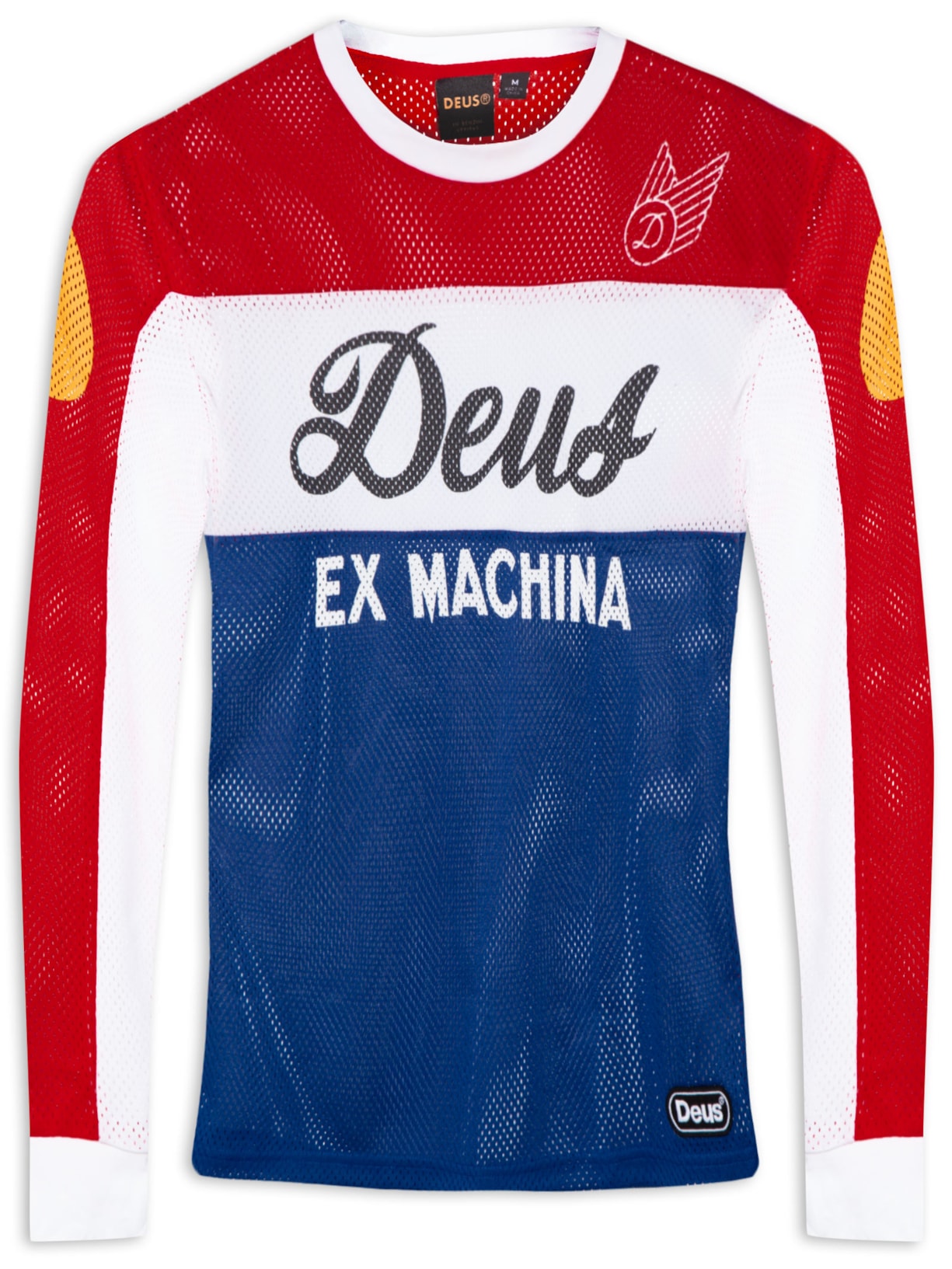 Camiseta Masculina Moto Jersey Saber Azul Deus Ex Machina