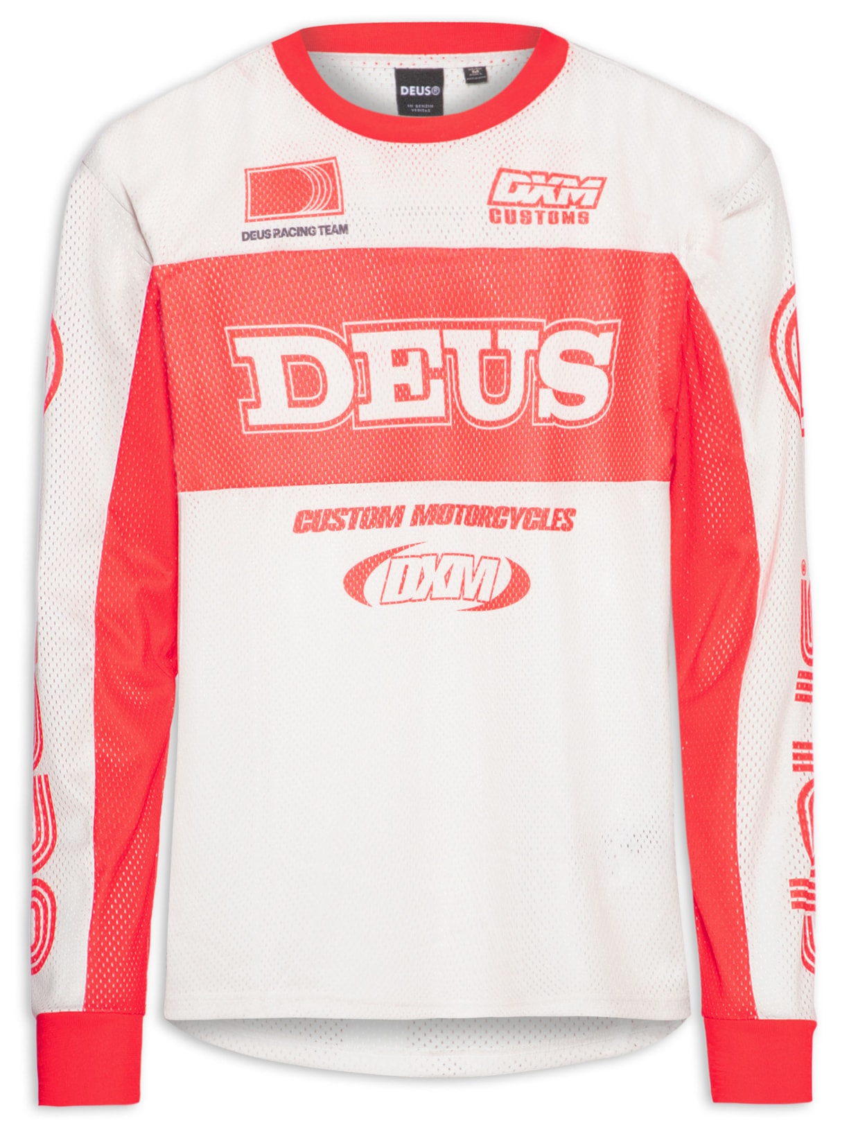 Camiseta Masculina Moto Jersey Step Out Vermelho Deus Ex Machina