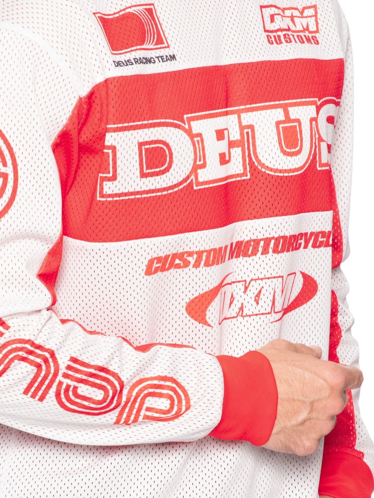 Camiseta Masculina Moto Jersey Step Out Vermelho Deus Ex Machina