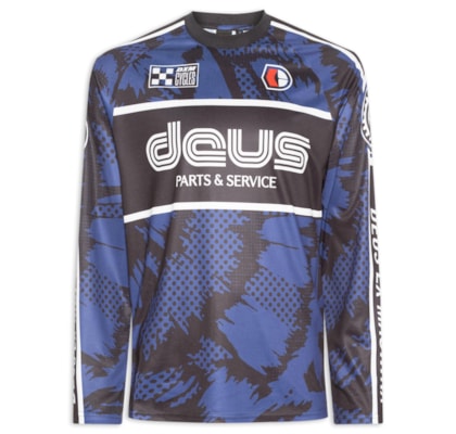 Camiseta Masculina Moto Jersey Tillment Mix - Azul