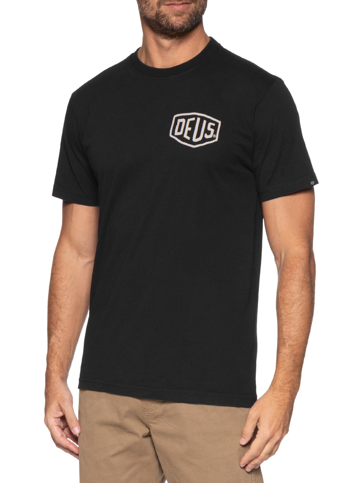 Camiseta Masculina Motorcycles São Paulo Add Deus Ex Machina Preto Deus Ex Machina