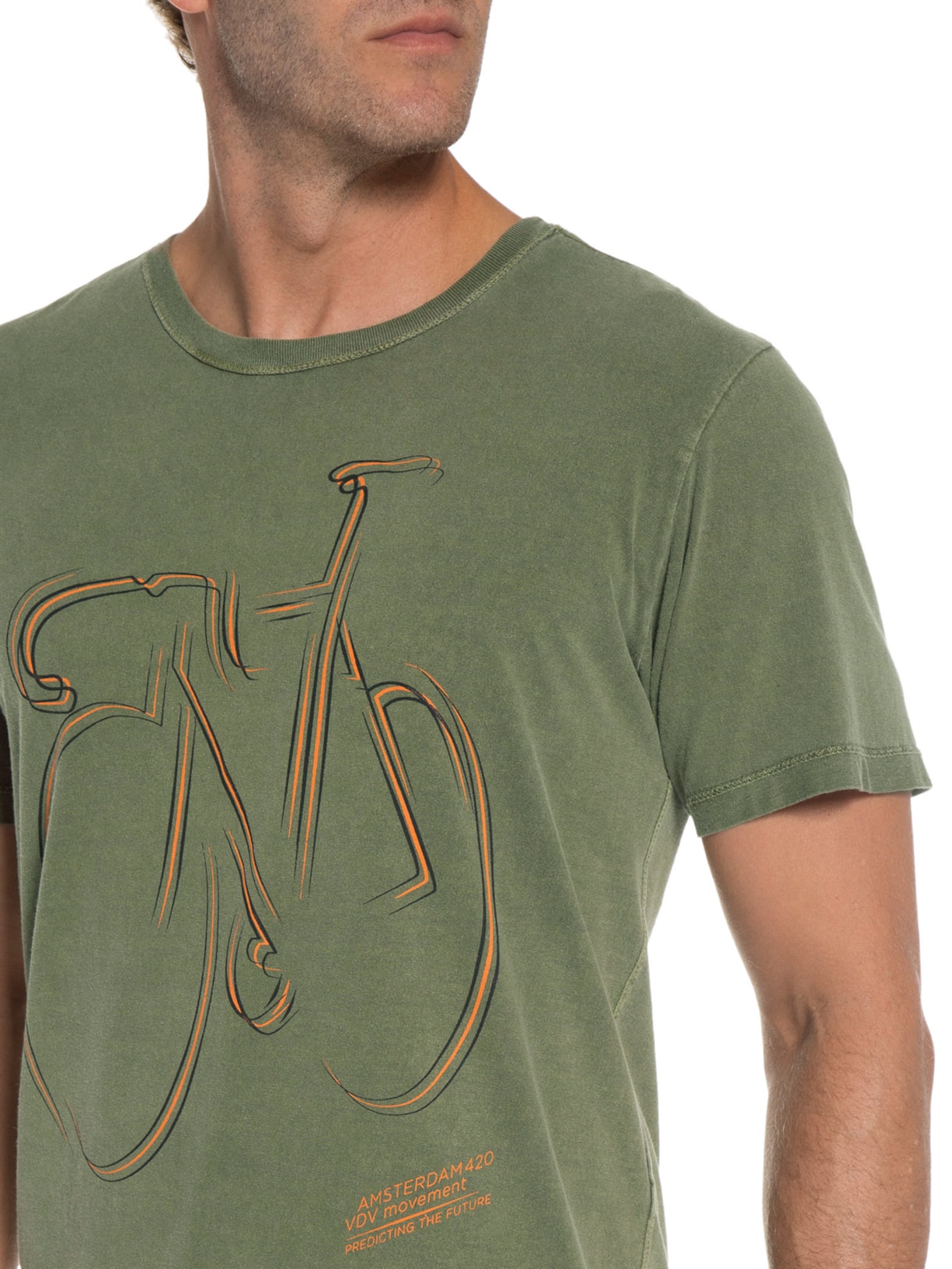 Camiseta Masculina Movement Verde Von Der Volke