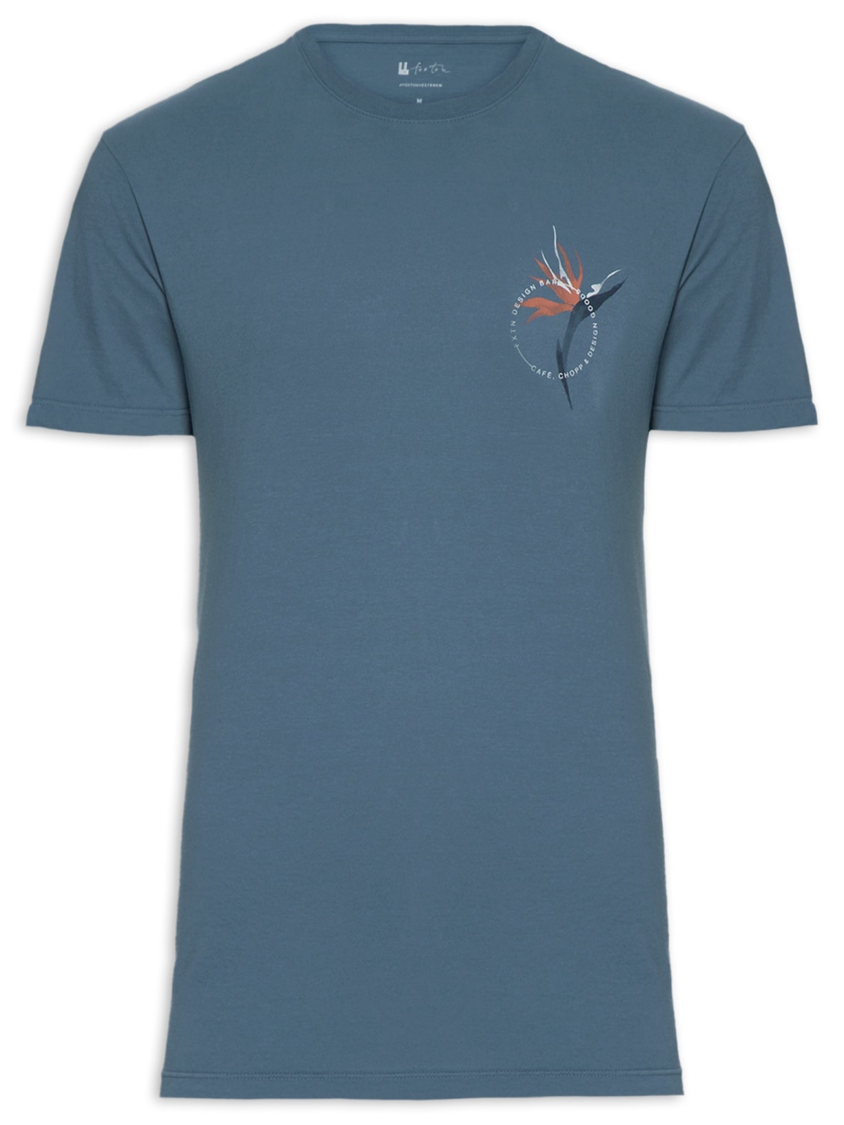 Camiseta Masculina Moza - Azul