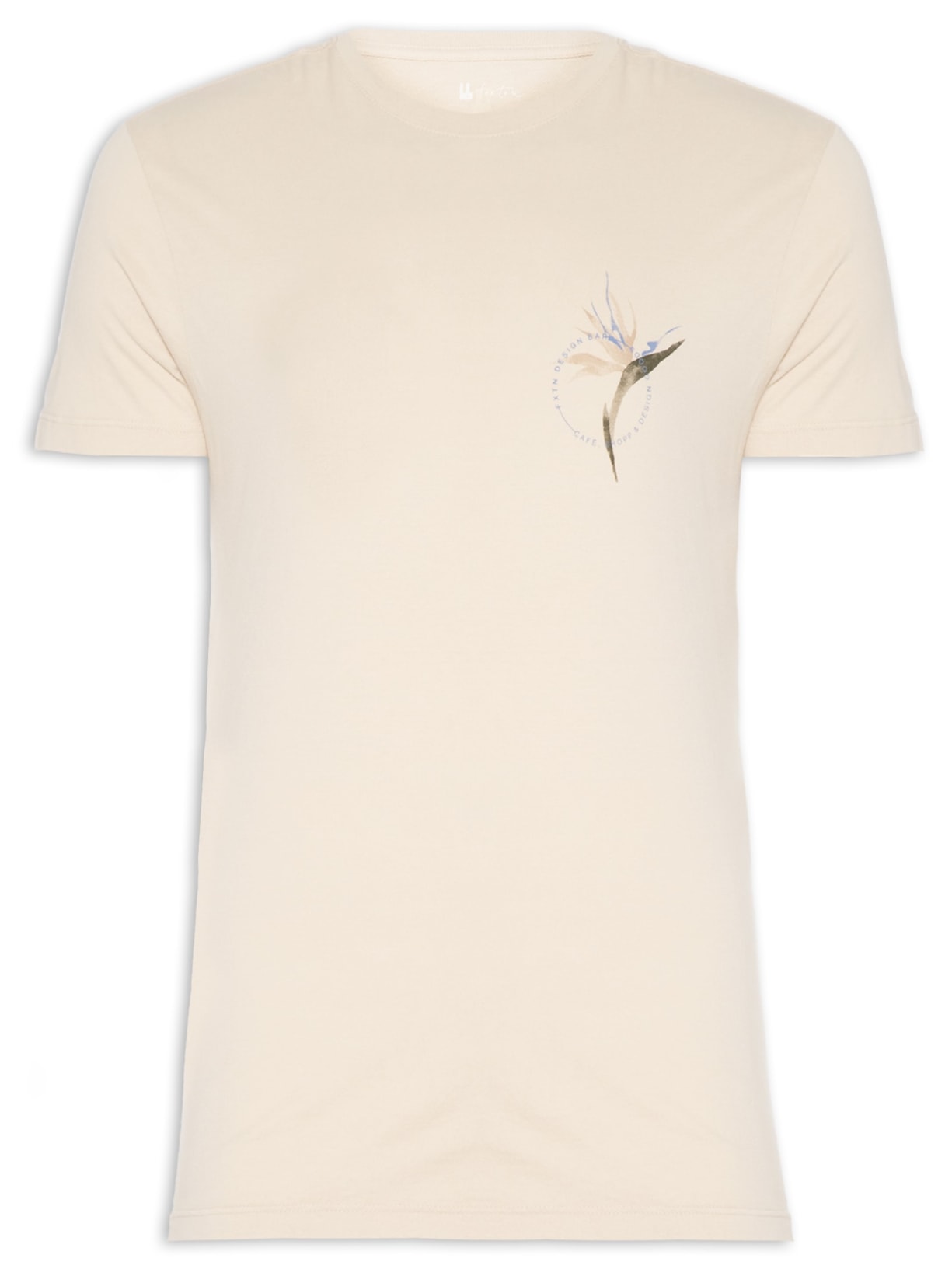 Camiseta Masculina Moza - Bege