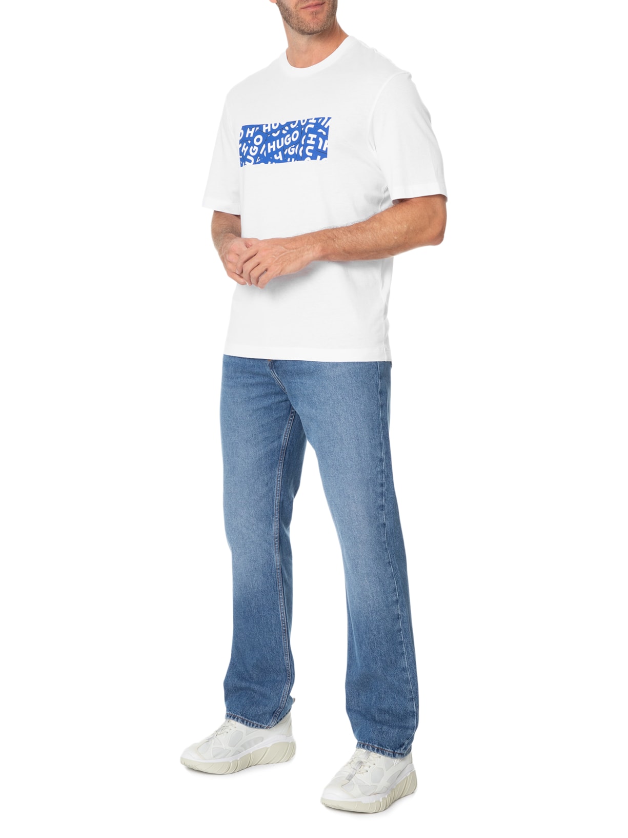 Camiseta Masculina Nalayo Off White Hugo