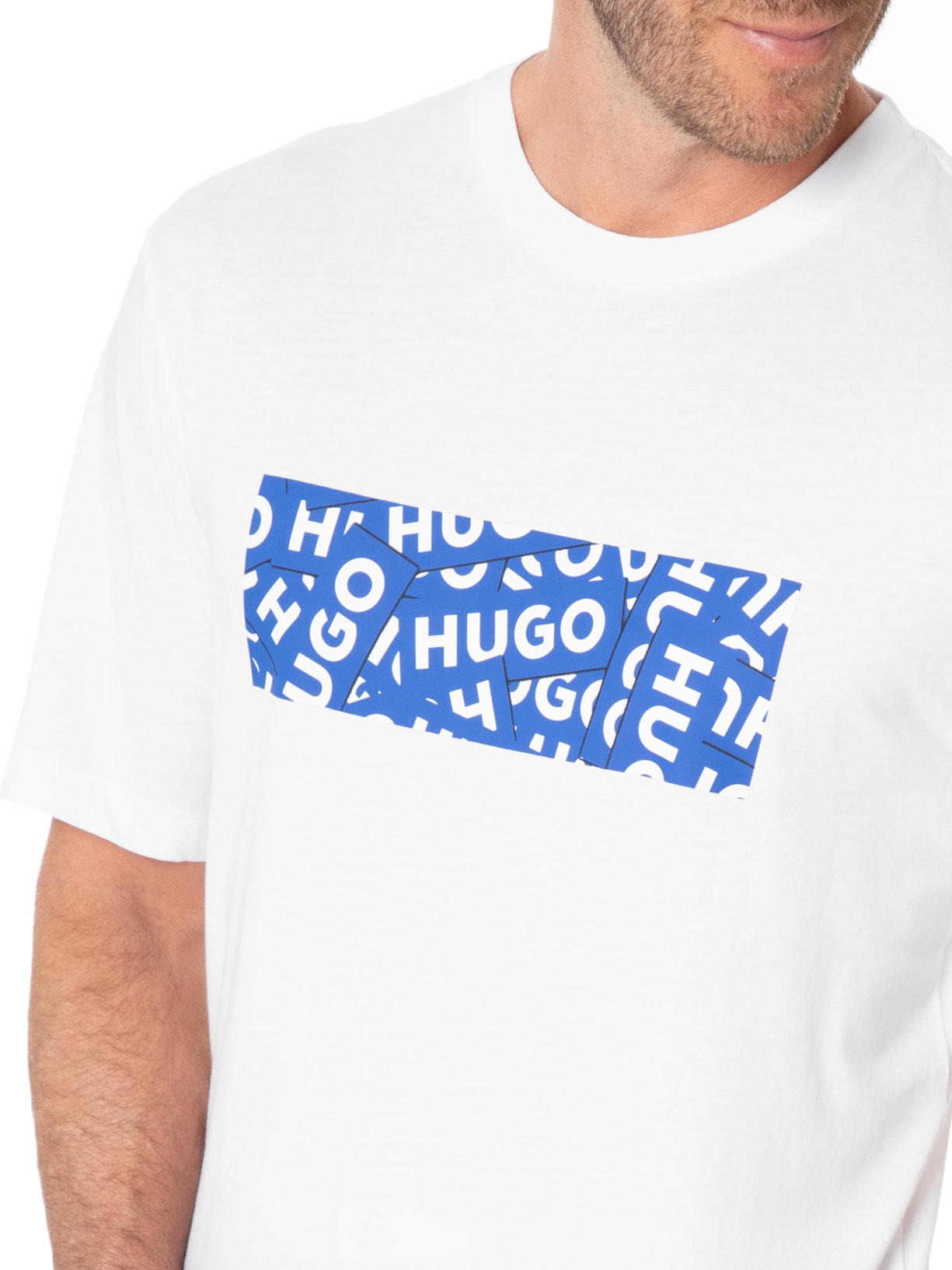 Camiseta Masculina Nalayo Off White Hugo