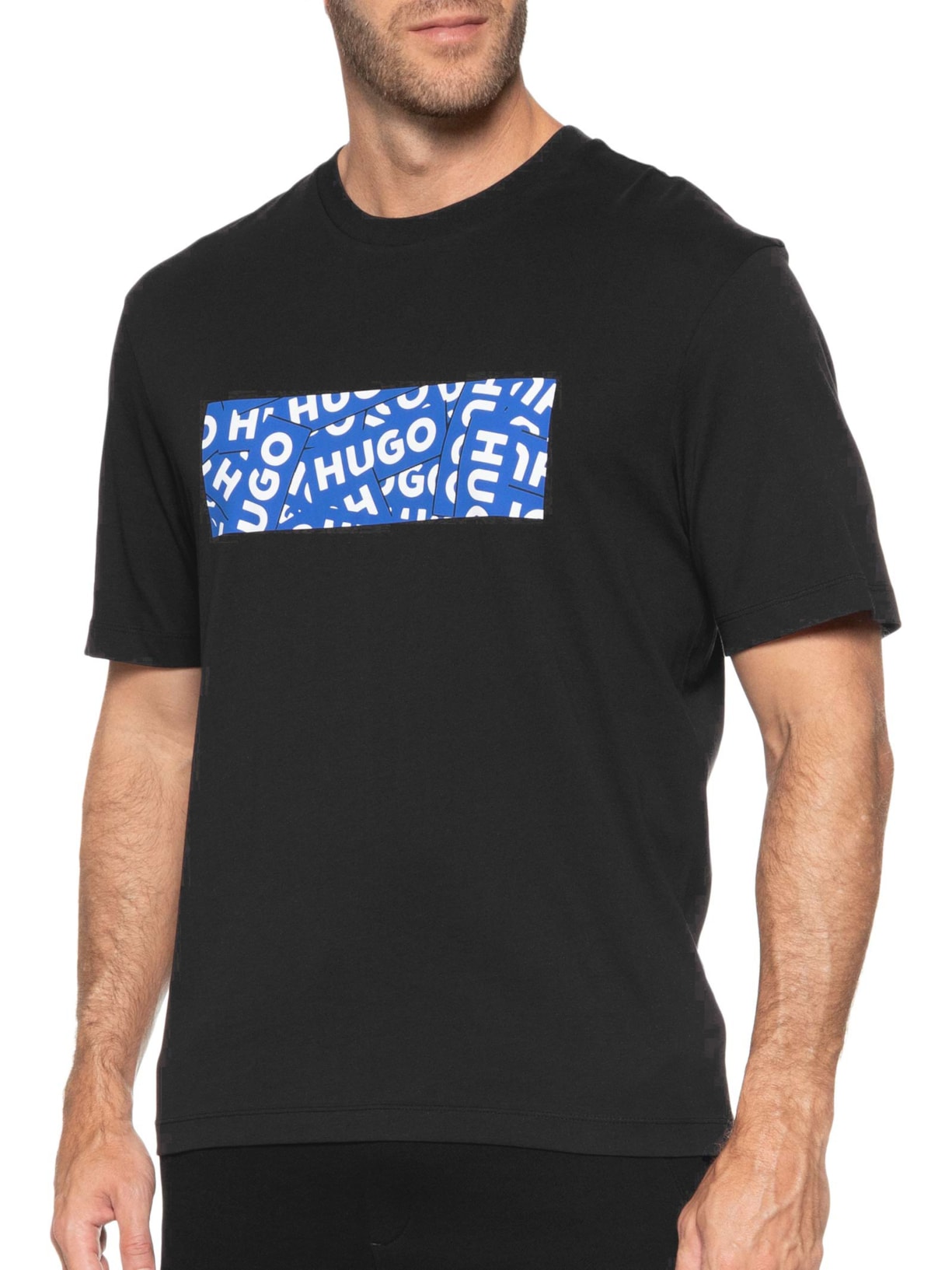 Camiseta Masculina Nalayo Preto Hugo