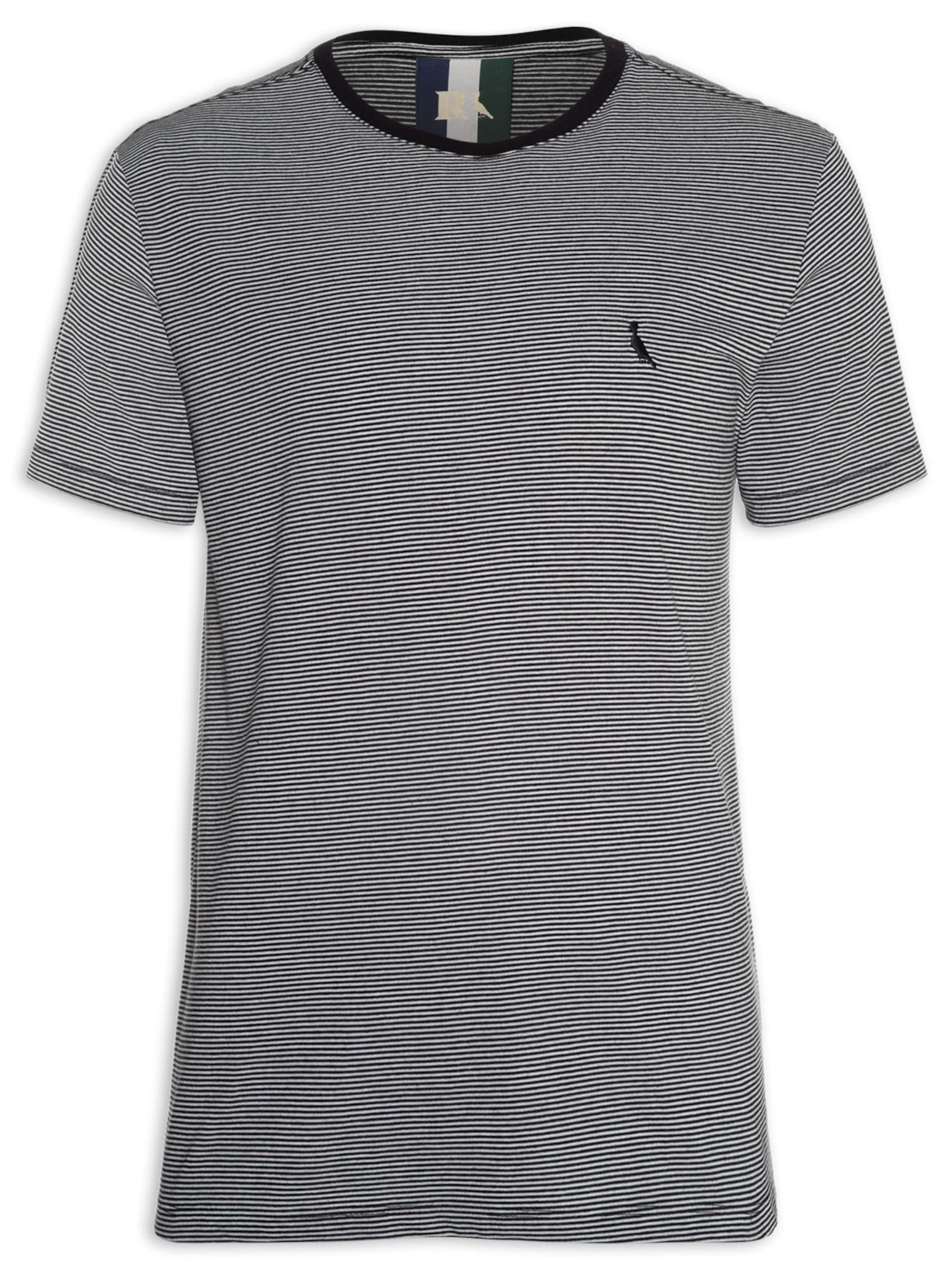 Camiseta Masculina Navy Color - Preto