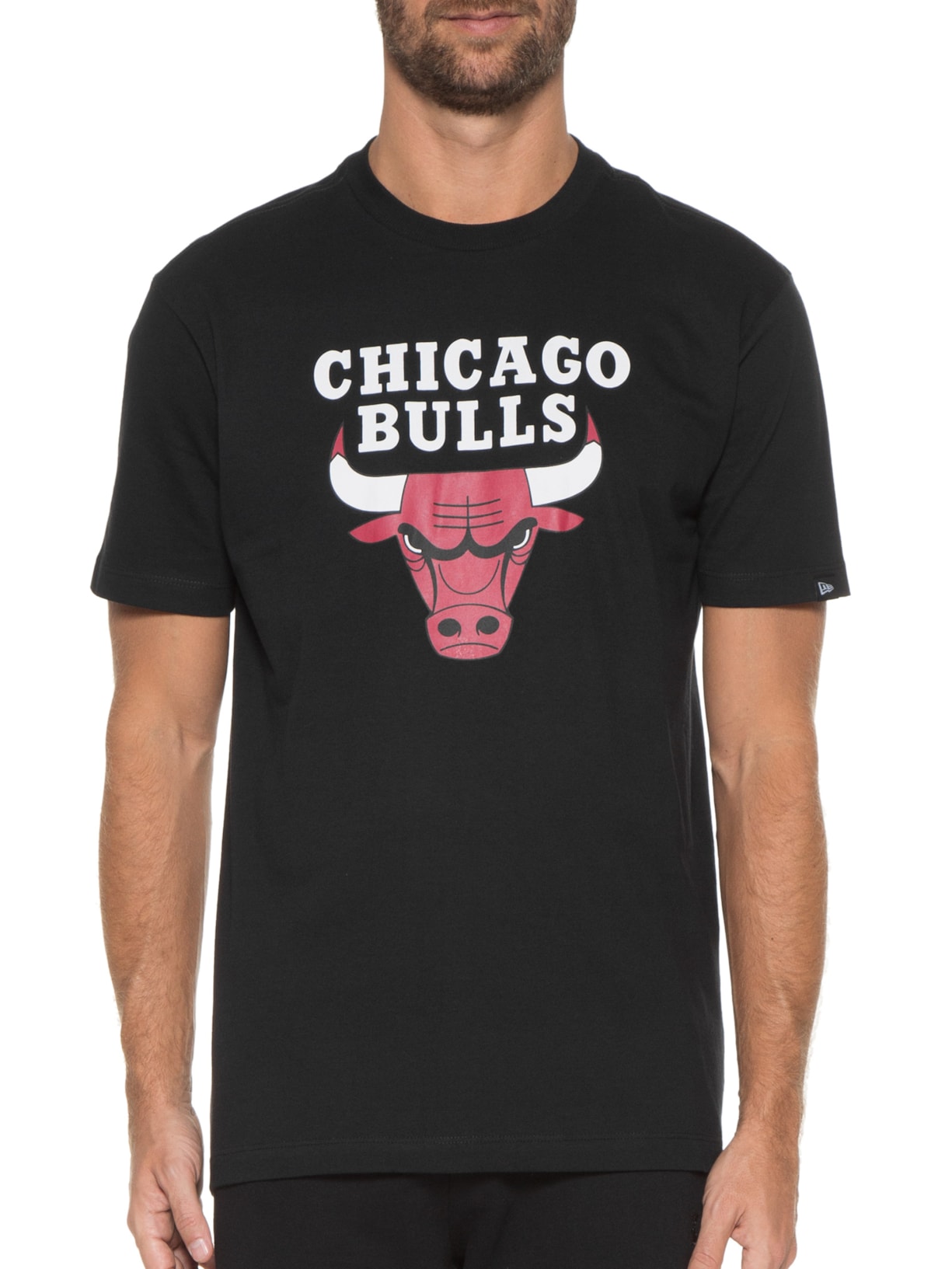 Camiseta Masculina Nba Basic Logo Chibul Preto New Era