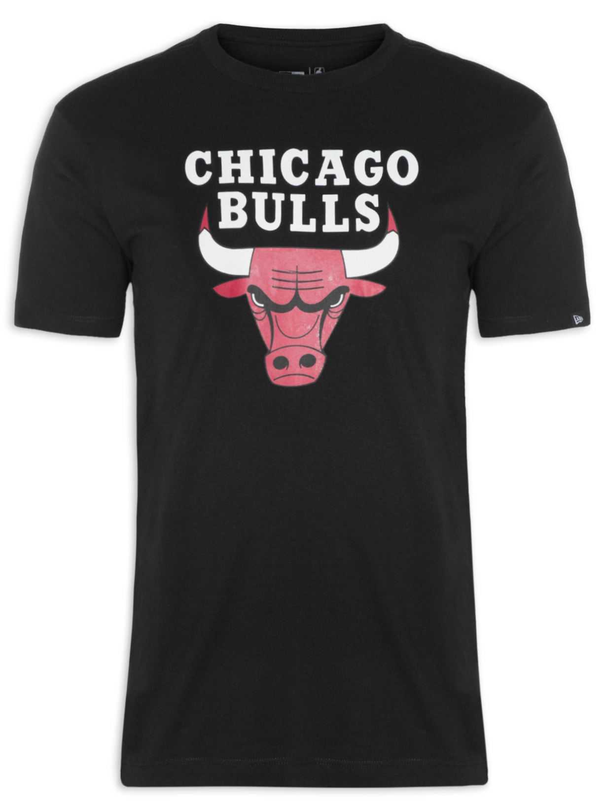 Camiseta Masculina Nba Basic Logo Chibul - Preto