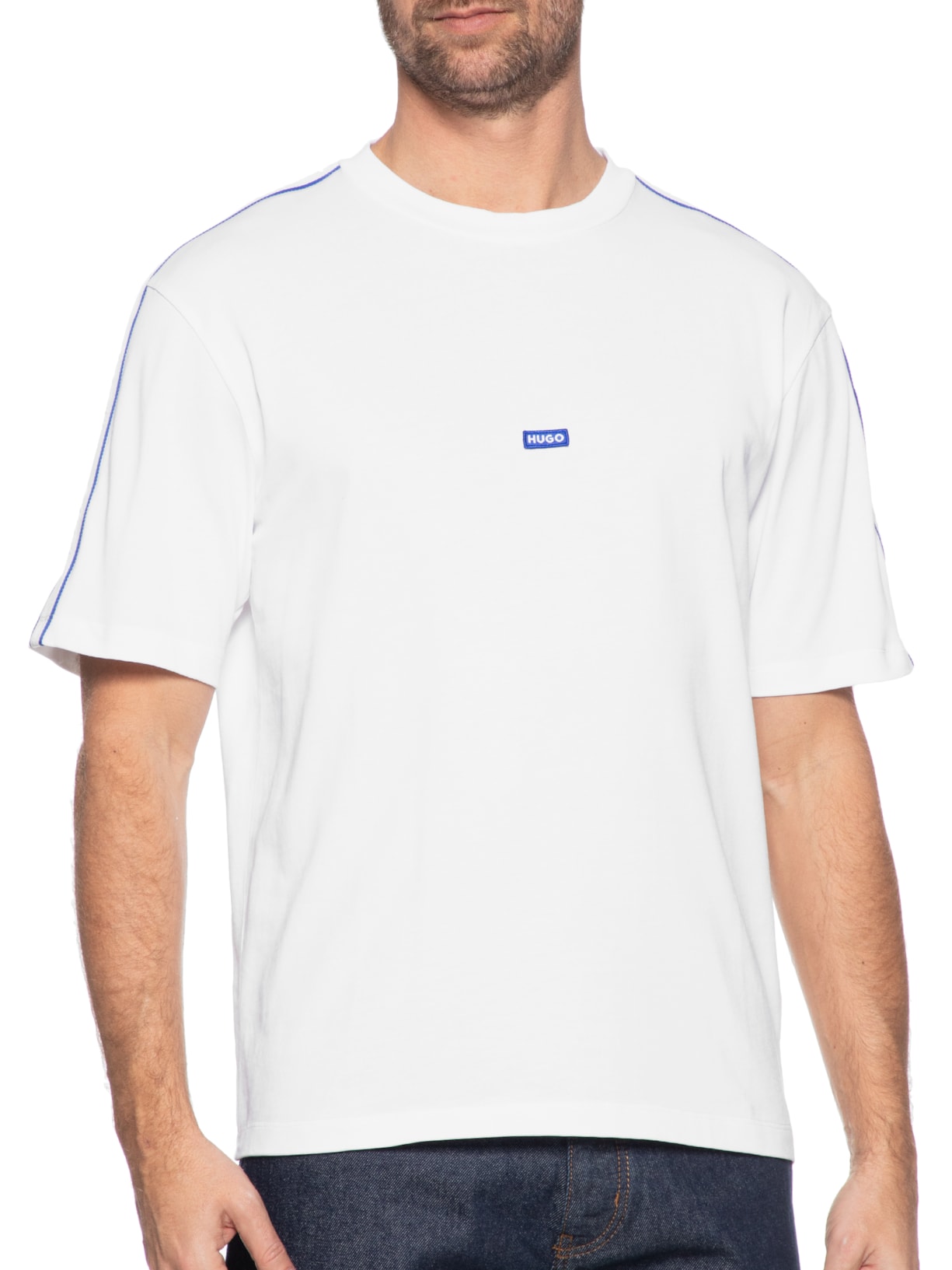 Camiseta Masculina Neloy Branco Hugo