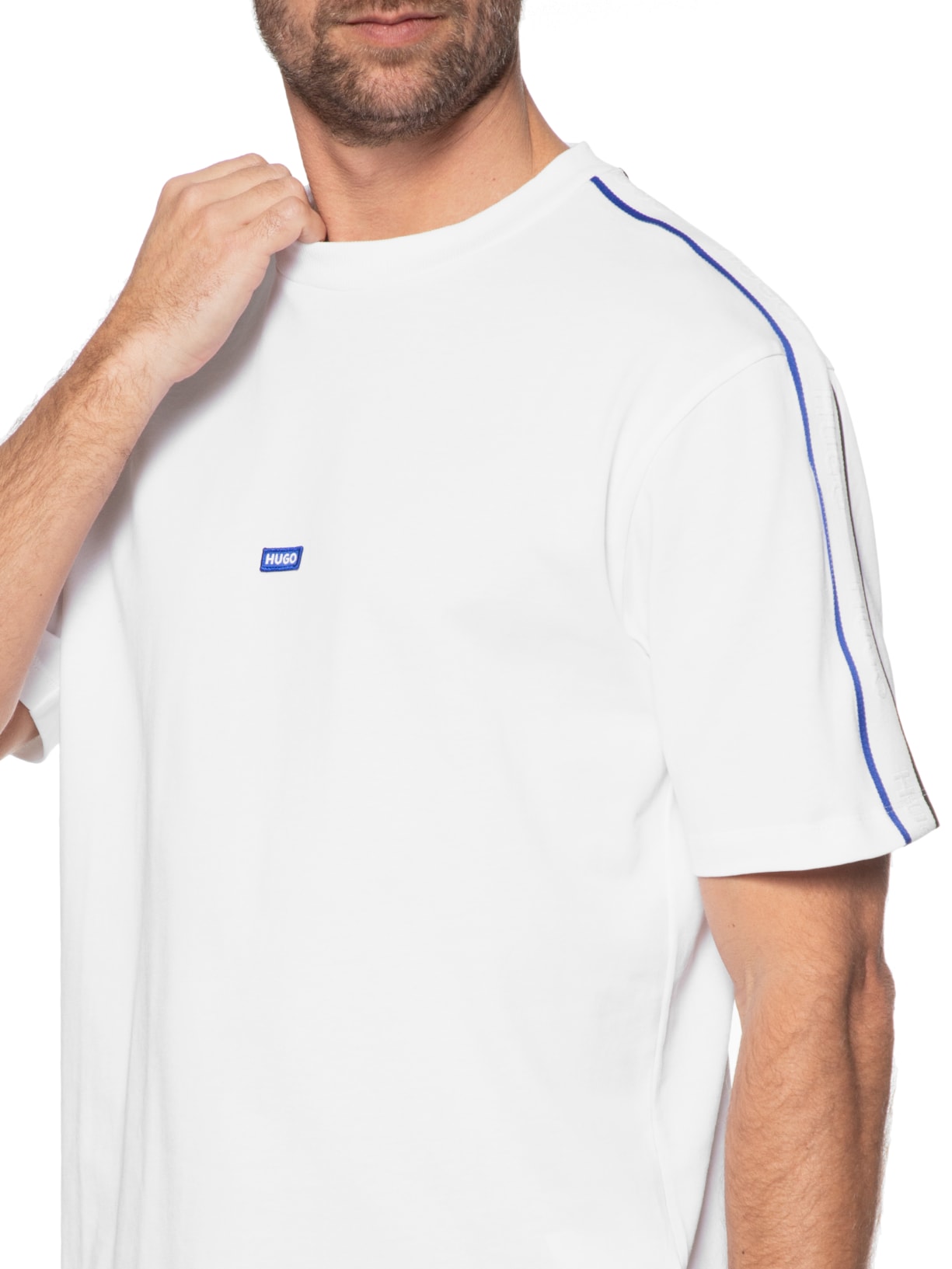 Camiseta Masculina Neloy Branco Hugo