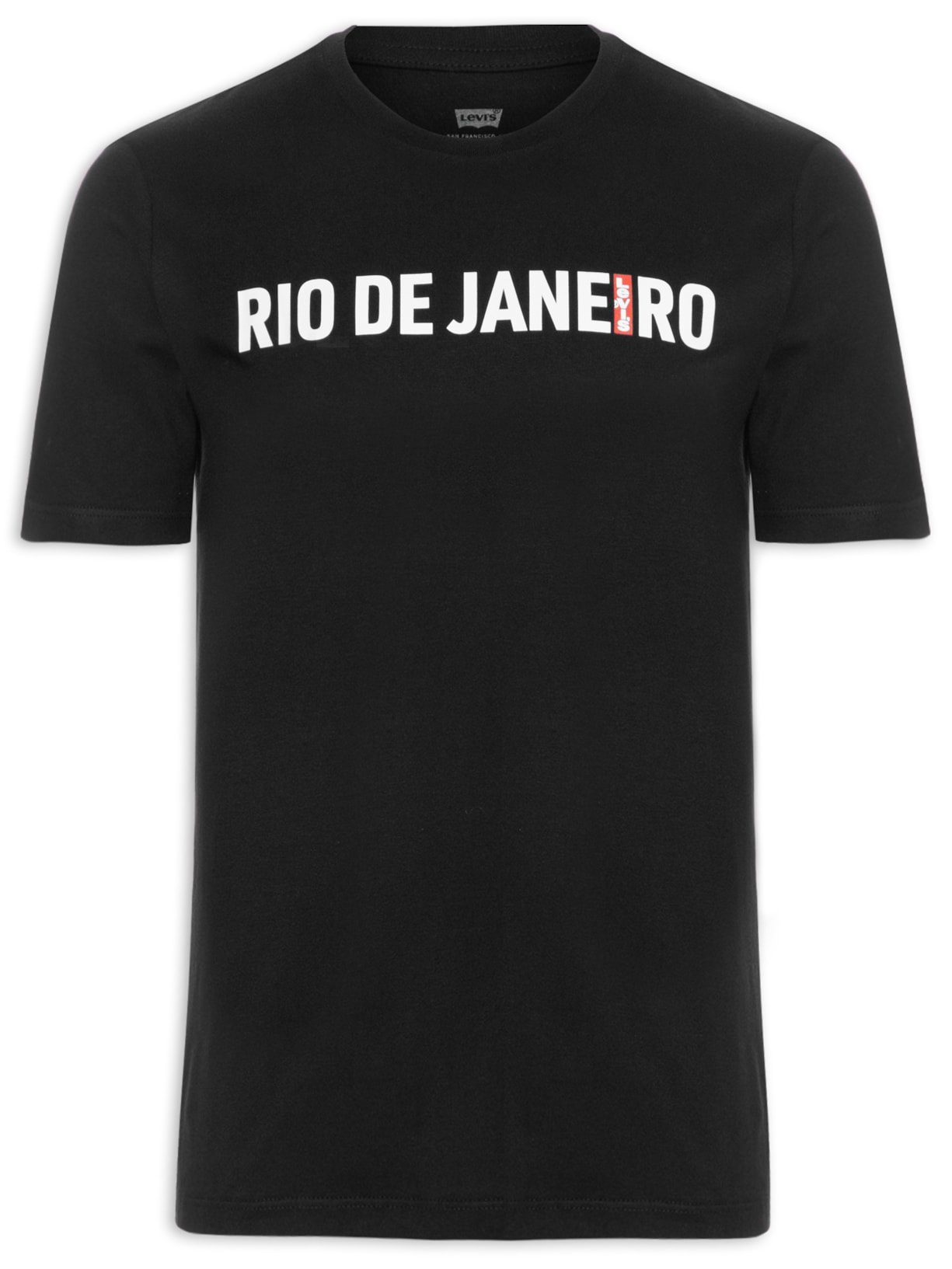 Camiseta Masculina New City Tee RJ - Preto