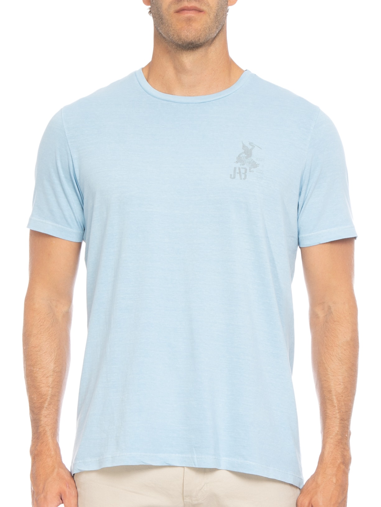 Camiseta Masculina Nice Day Azul Jab