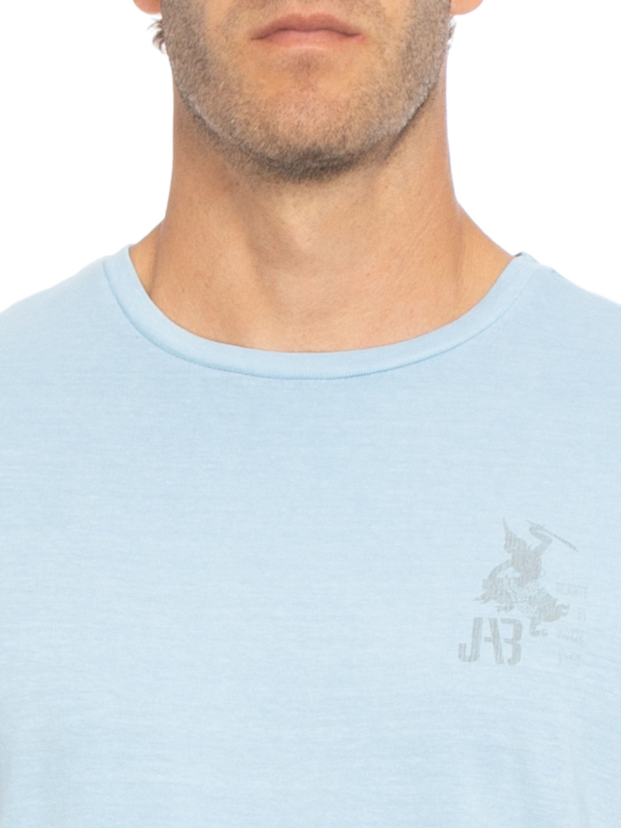 Camiseta Masculina Nice Day Azul Jab