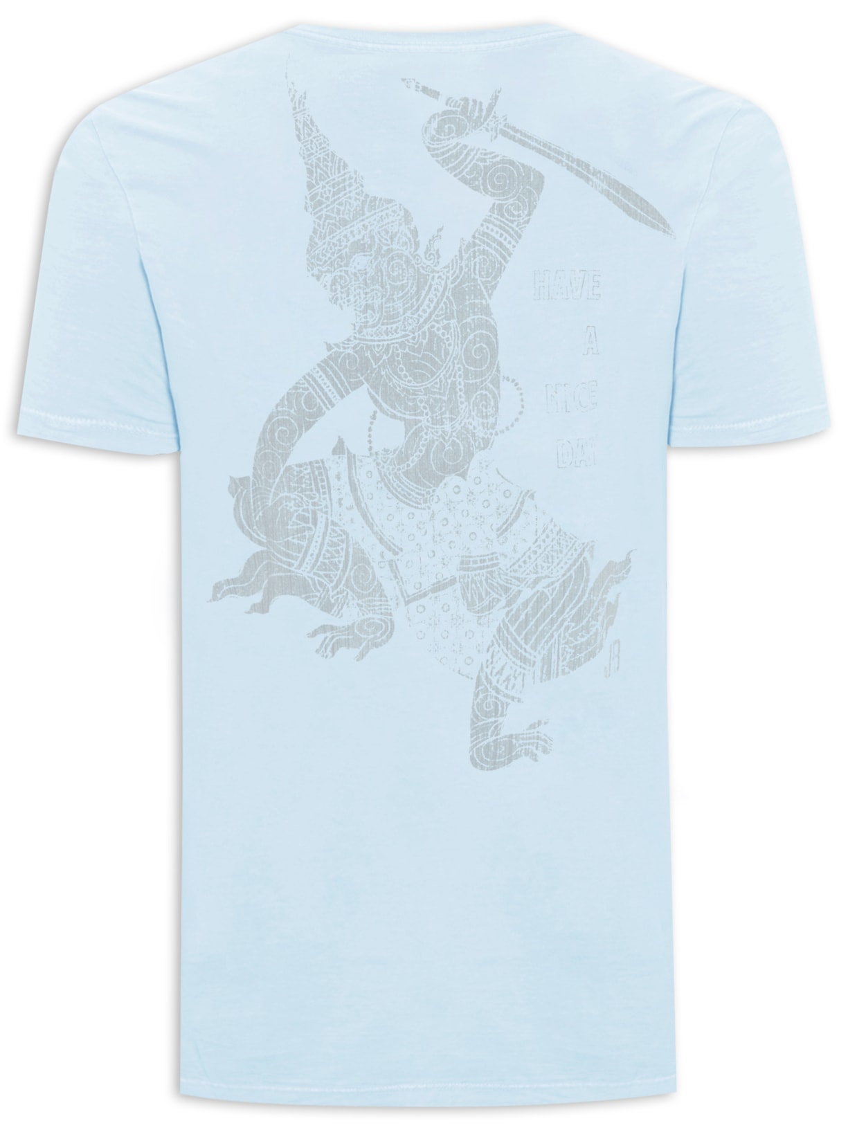 Camiseta Masculina Nice Day Azul Jab