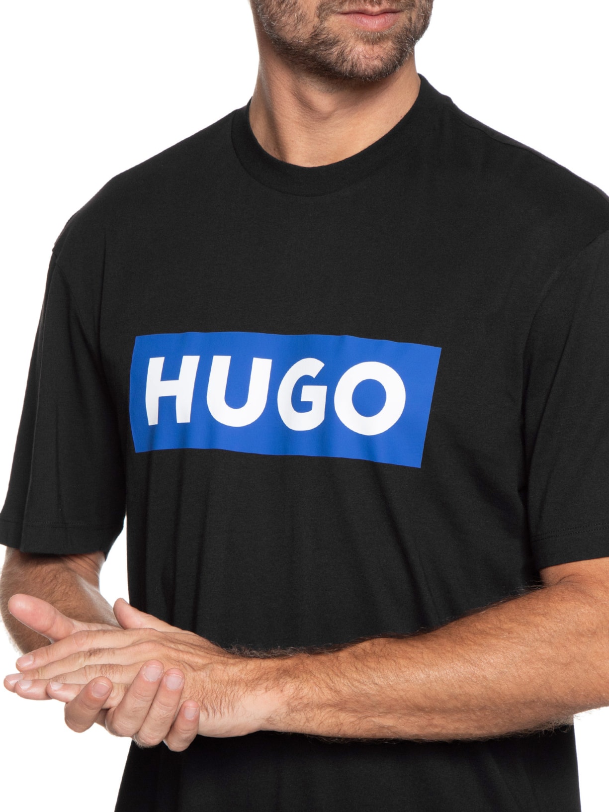 Camiseta Masculina Nico Preto Hugo