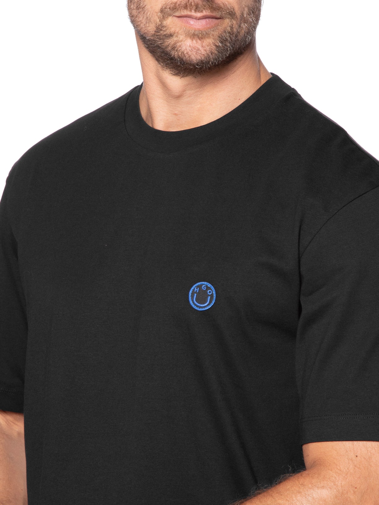 Camiseta Masculina Niley Preto Hugo