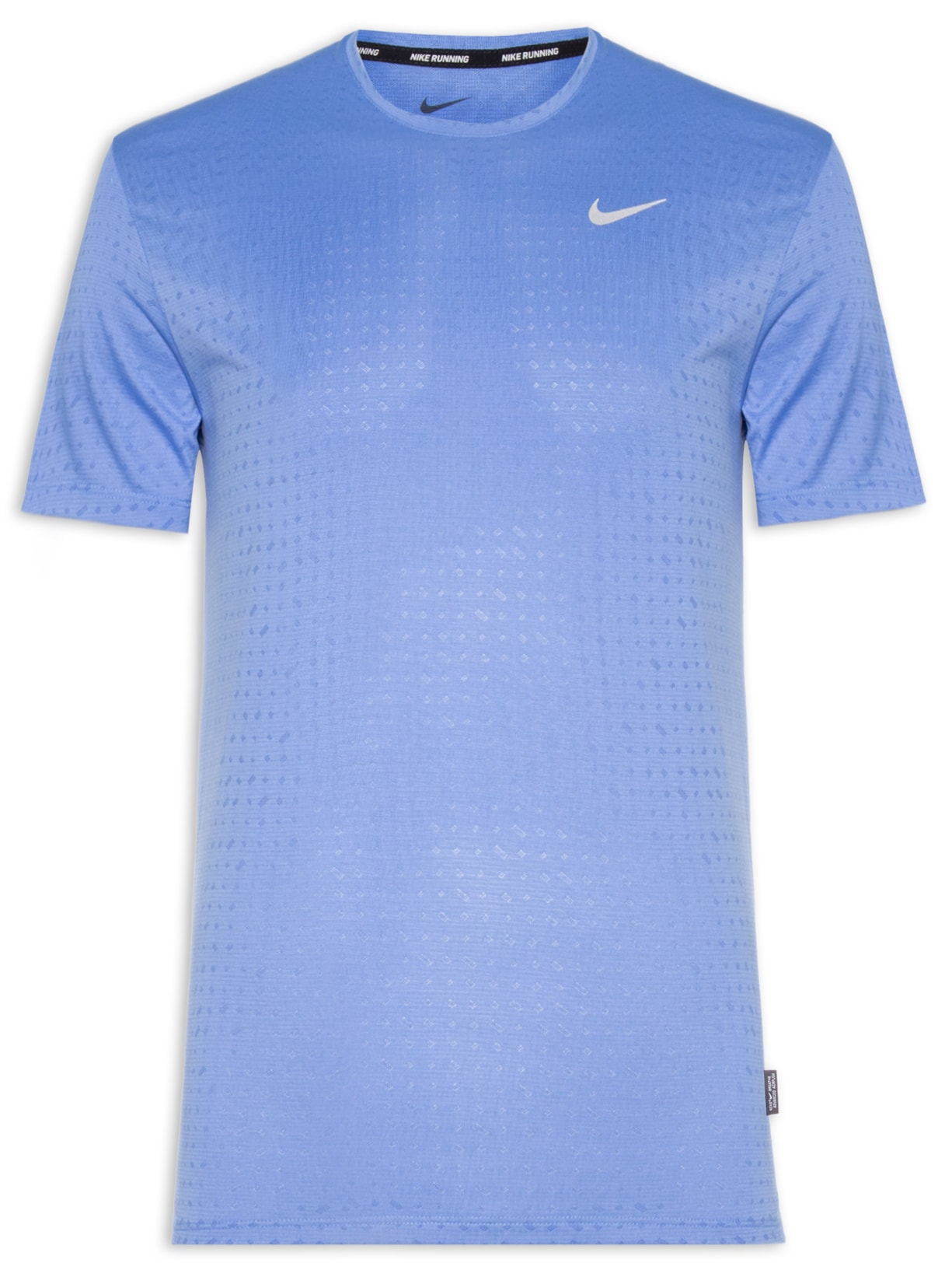 Camiseta Masculina Nk DF Breathe Miler SS Top Azul Nike