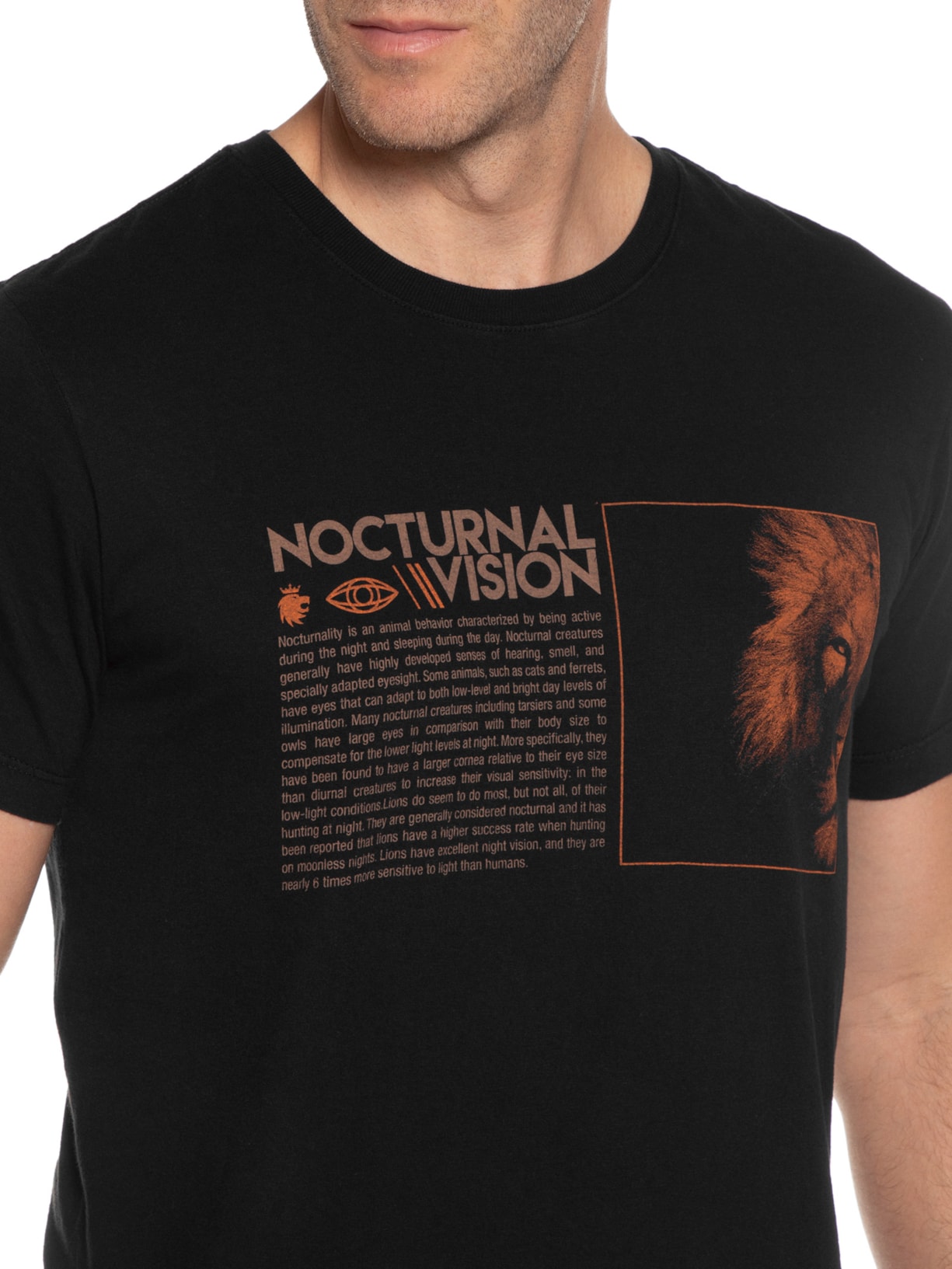 Camiseta Masculina Nocturnal Preto Von Der Volke