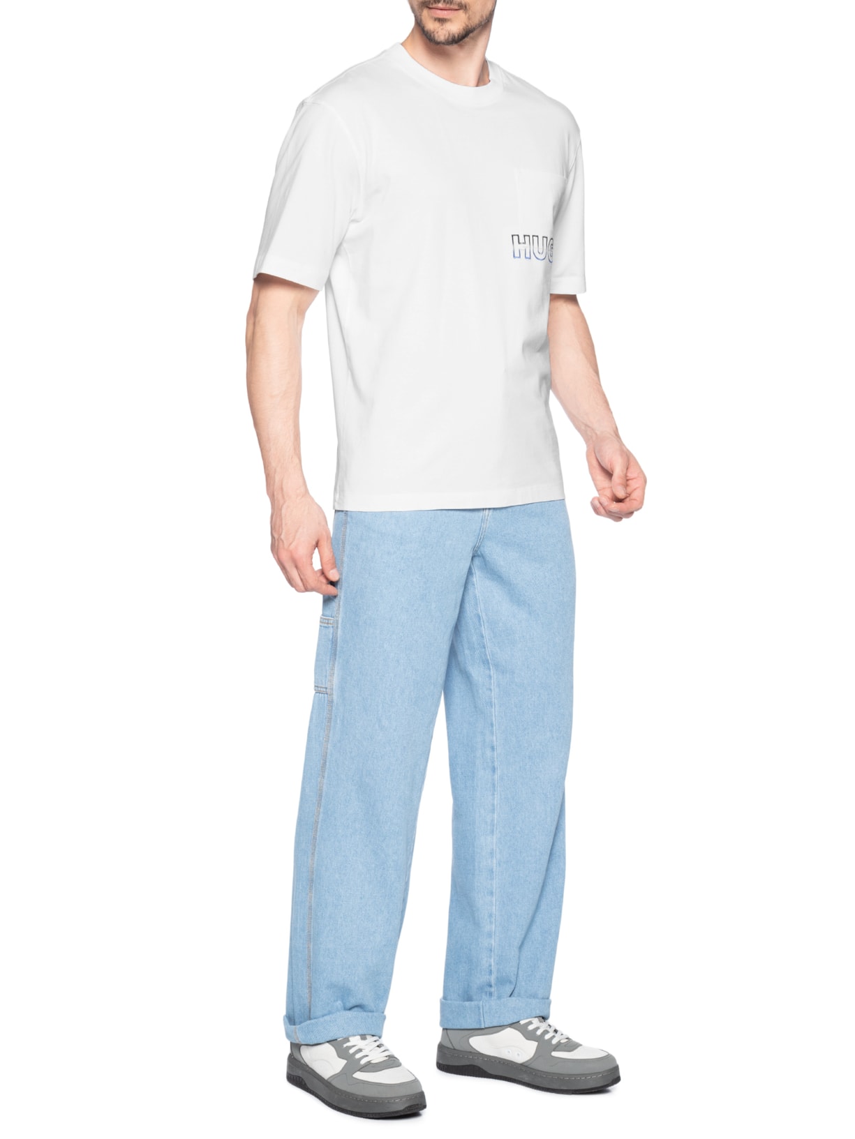 Camiseta Masculina Nogoste Branco Hugo