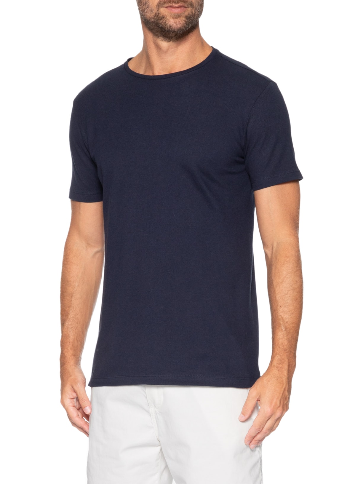 Camiseta Masculina Nova Iorque Pima Azul Pineapple