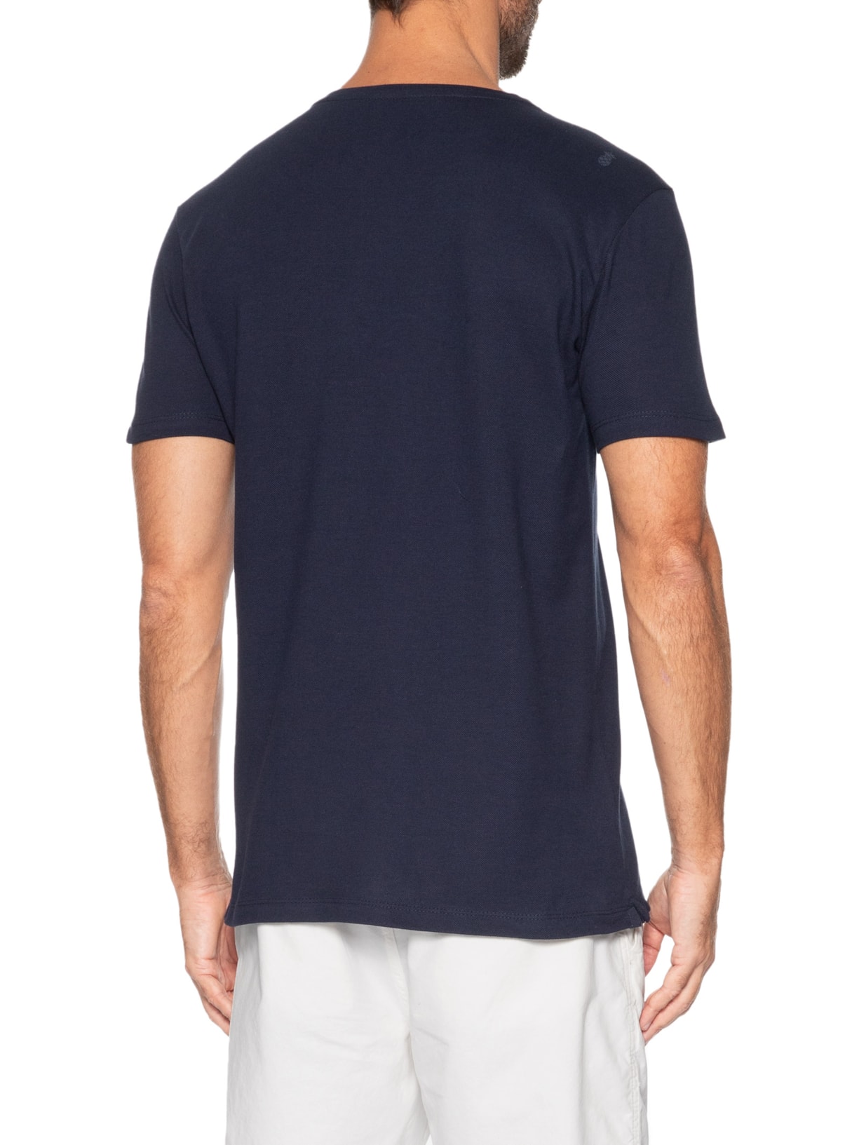 Camiseta Masculina Nova Iorque Pima Azul Pineapple
