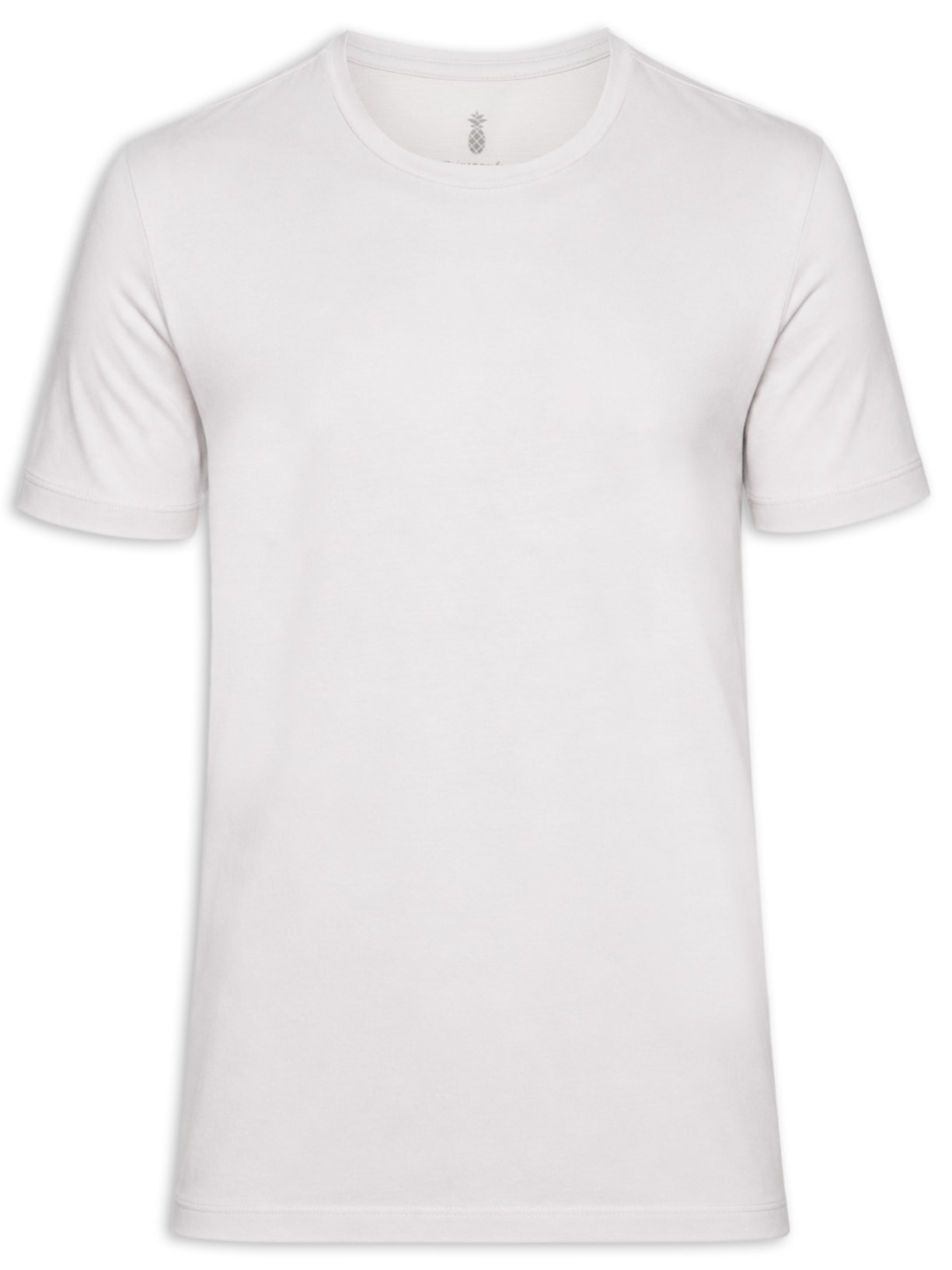 Camiseta Masculina Nova Iorque Pima Cinza Pineapple