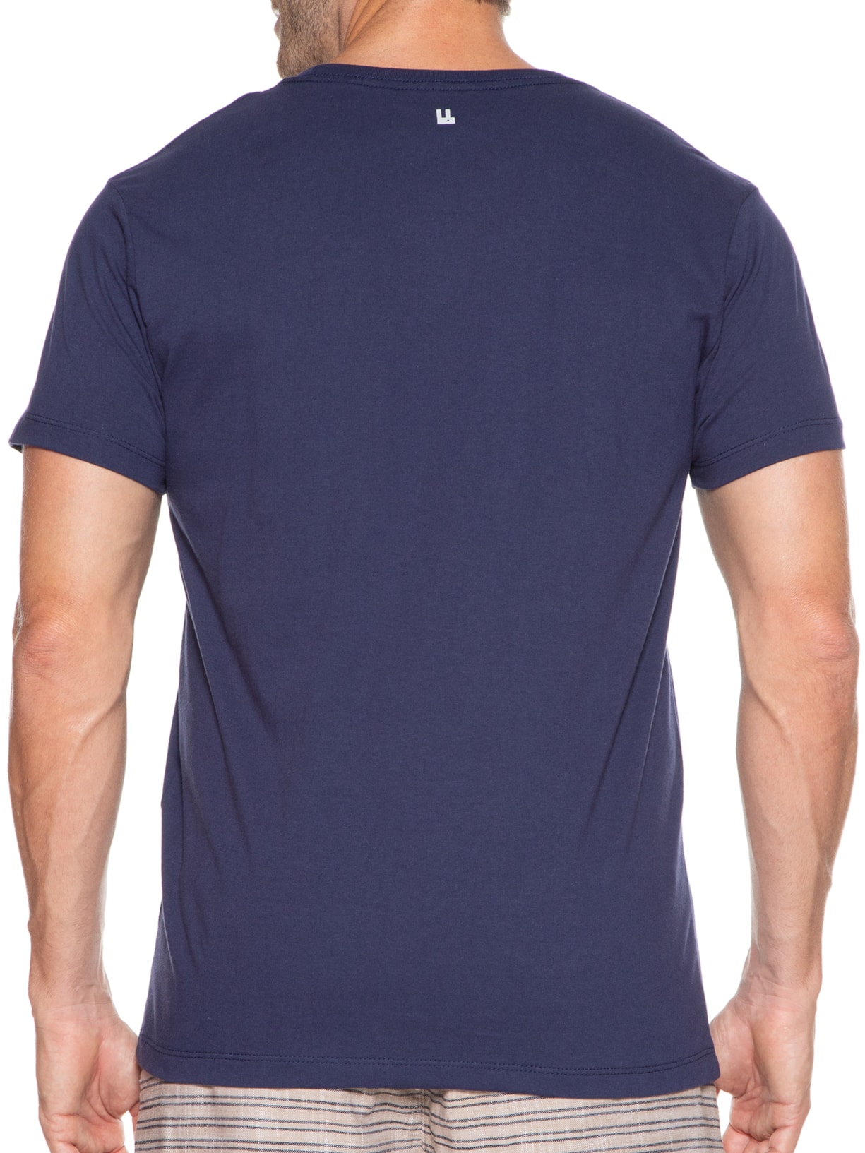 Camiseta Masculina Novo Horizonte Azul Foxton