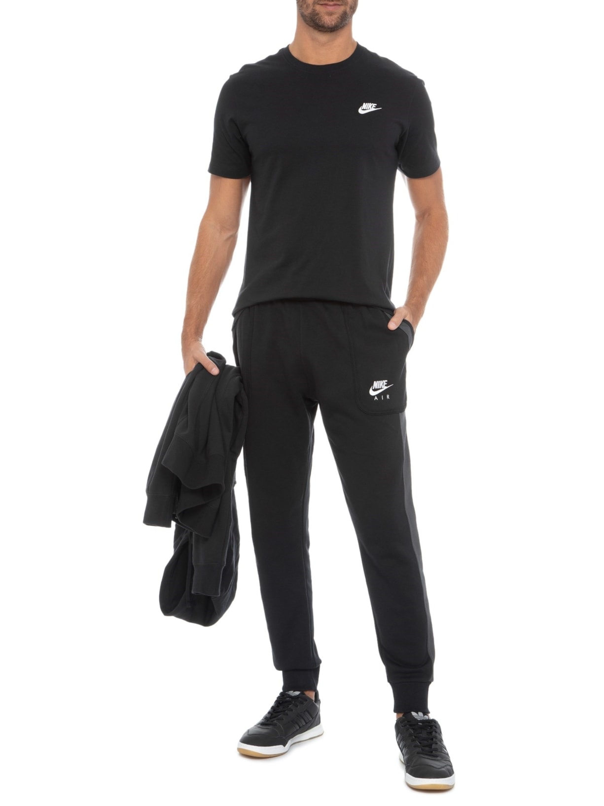 Camiseta Masculina Nsw Club Preto Nike
