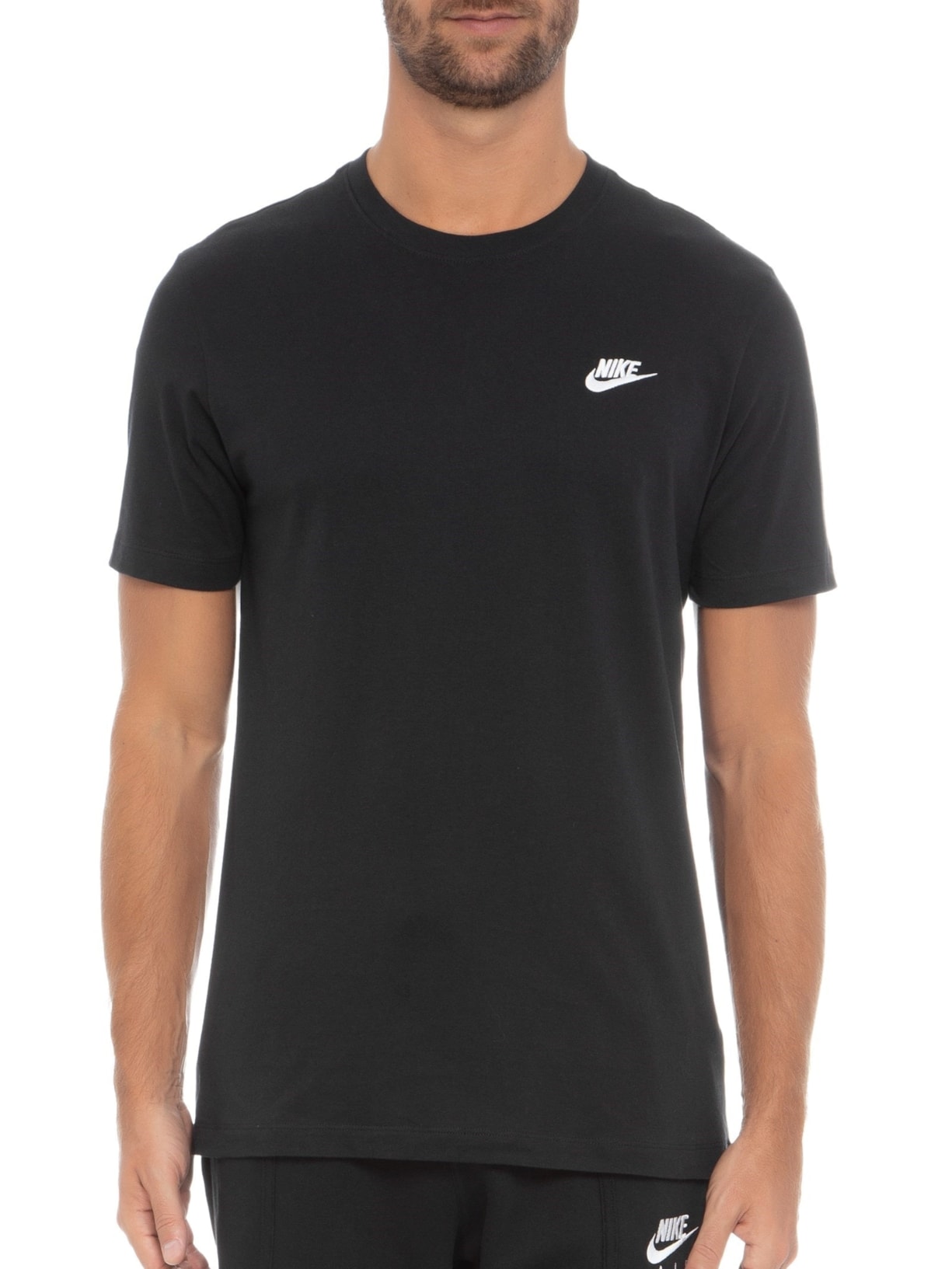 Camiseta Masculina Nsw Club Preto Nike