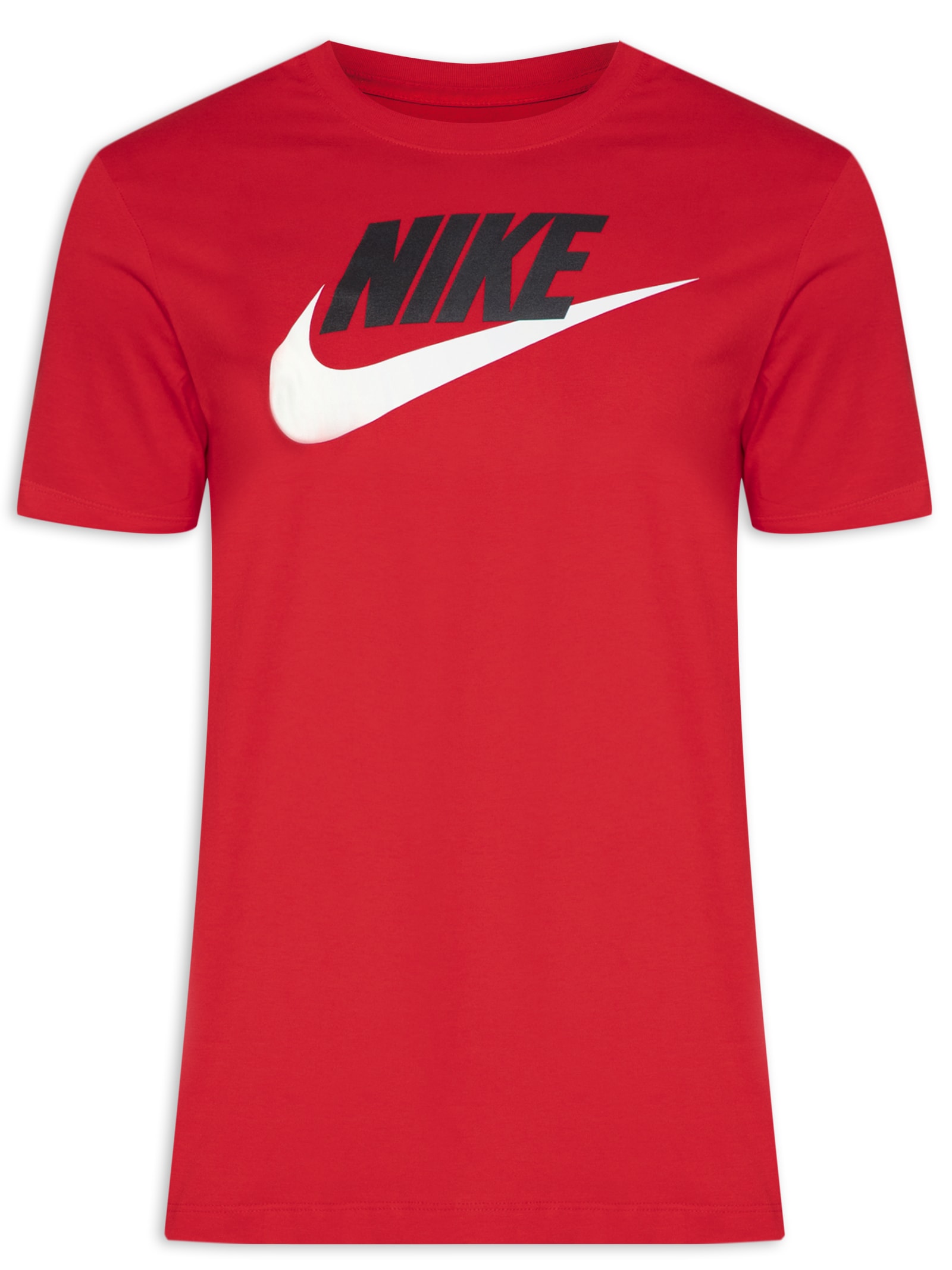 Camiseta Masculina Nsw Tee Icon Futura - Nike - Vermelho