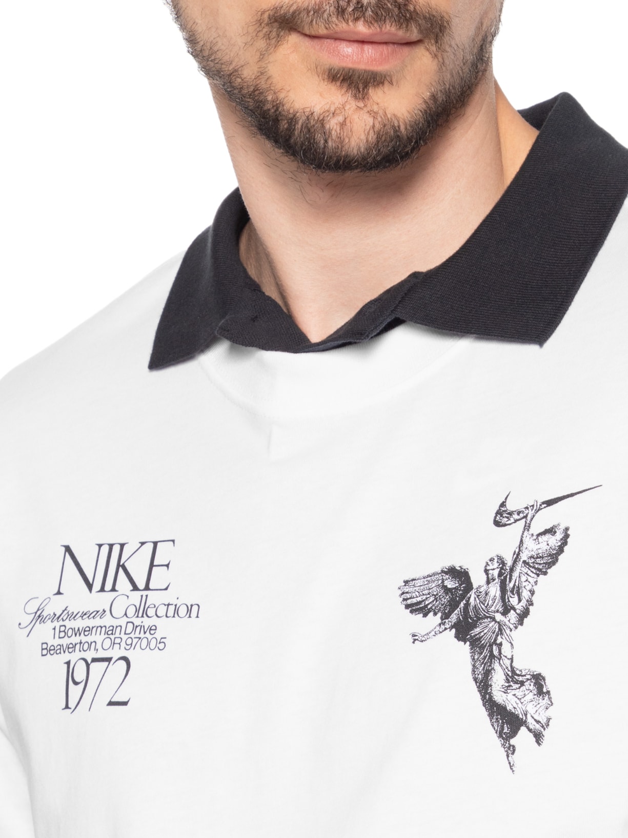 Camiseta Masculina Nsw Tee M90 Wings Victor Branco Nike